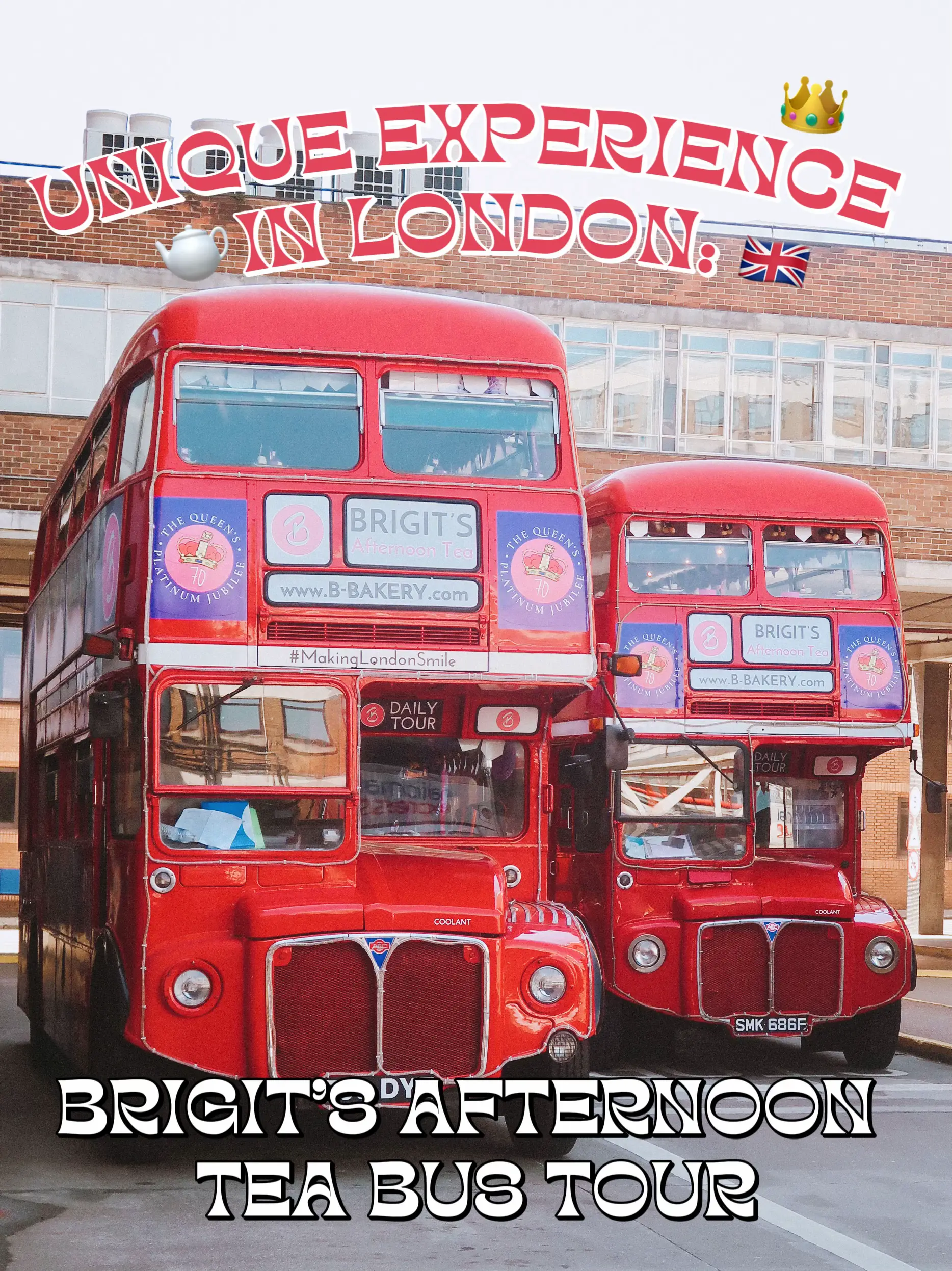 Christmas Lights Afternoon Tea Bus Tour in London - Brigit's Bakery