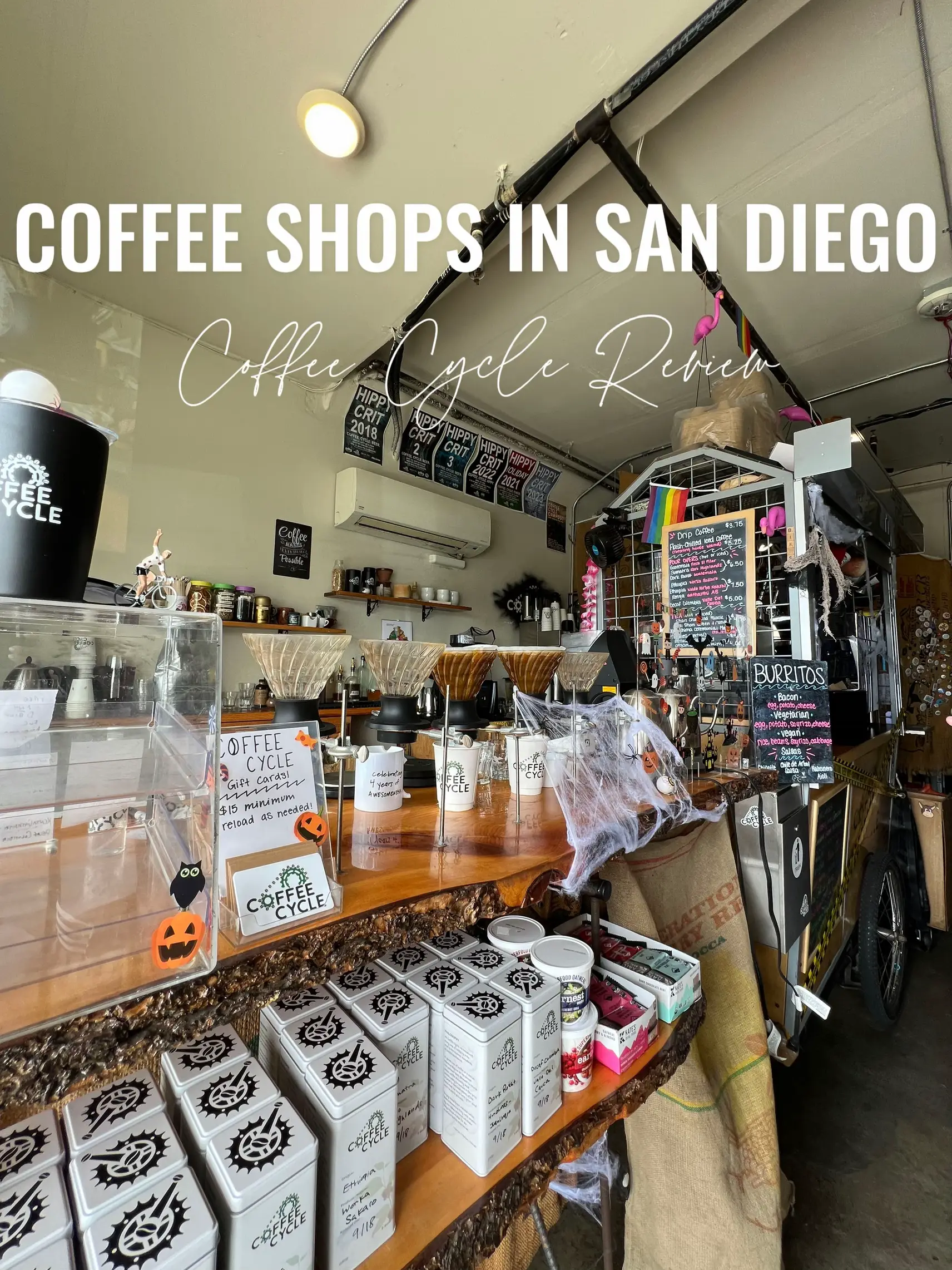 Coffee Cycle Coffee Shop Review San Diego PB Gallery posted by allyarcher Lemon8