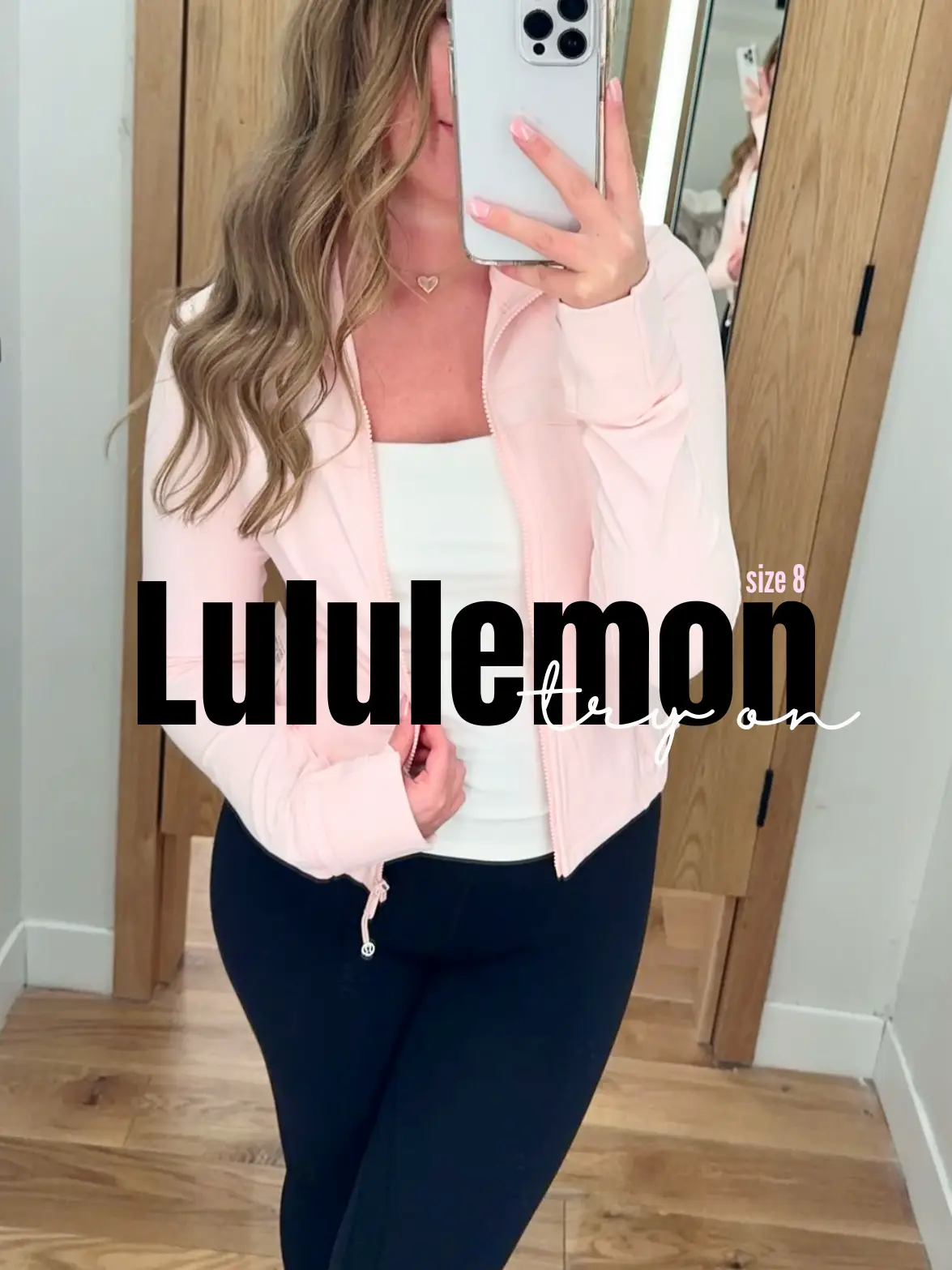lululemon ootd: deep luxe & bone ❤️🤍❤️ #lululemon