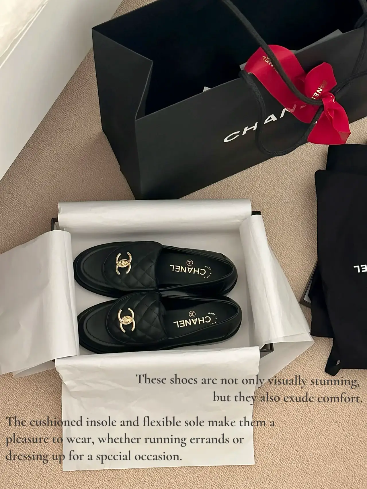 Unbox My Toga Pulla, Black Sabot Loafers, Video published by Rihanye