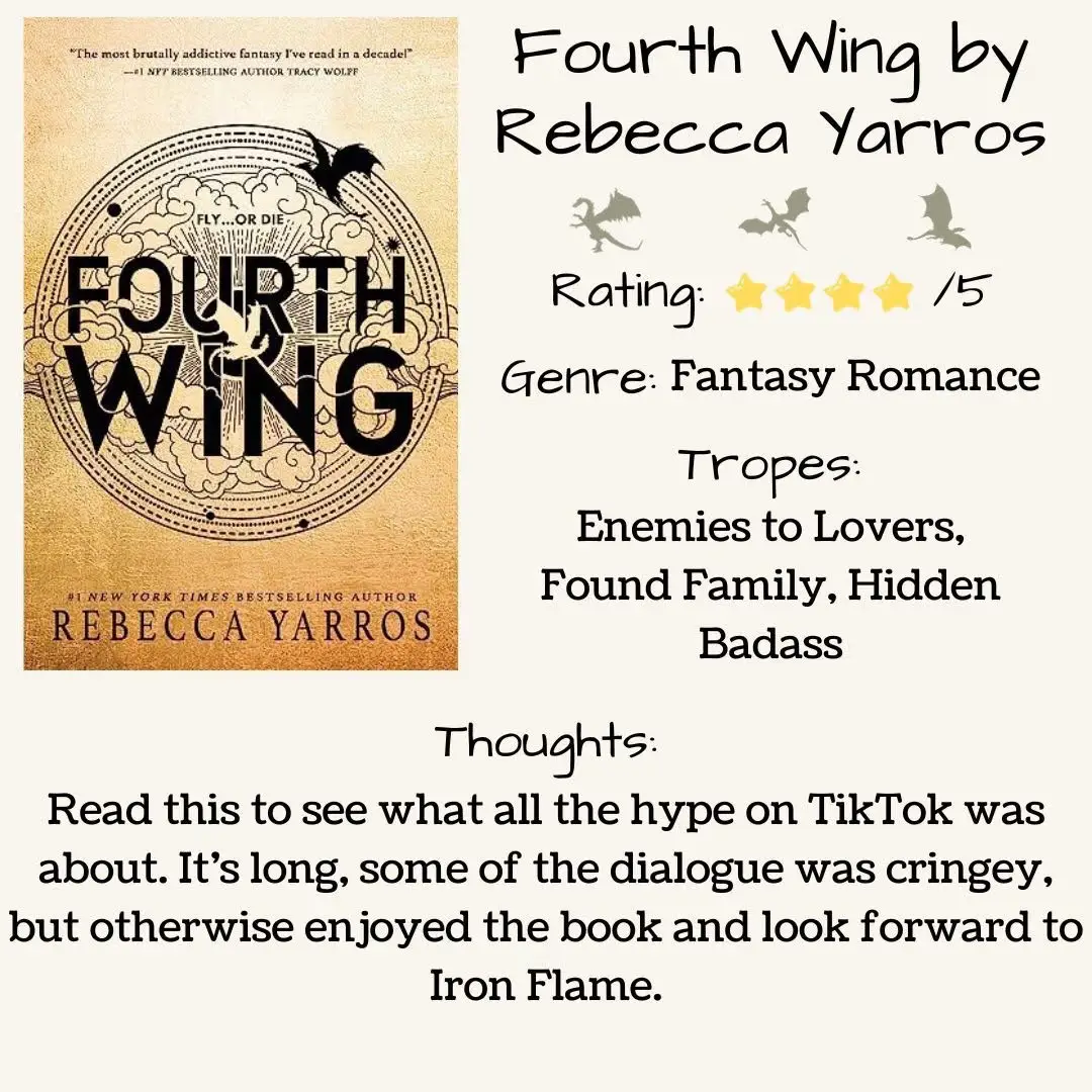 Thoughts on Fourth Wing By Rebecca Yarros, Gallery posted by Auto