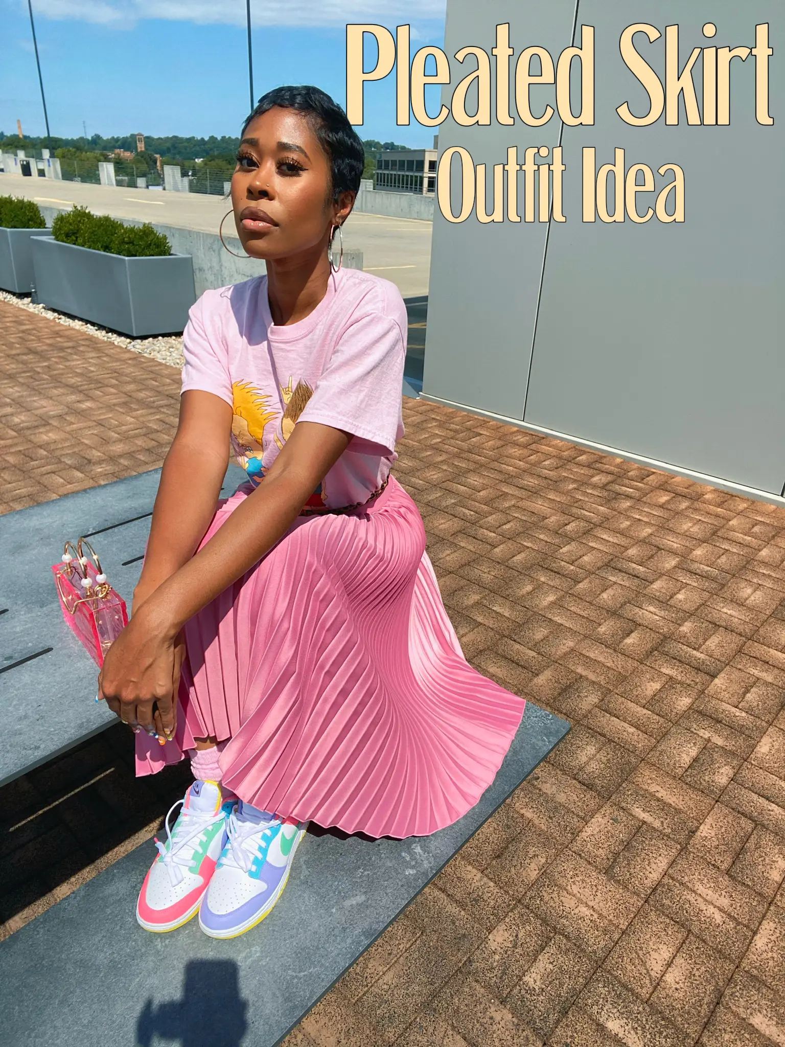 Pink Silk Skirt Outfit — Irie Chic