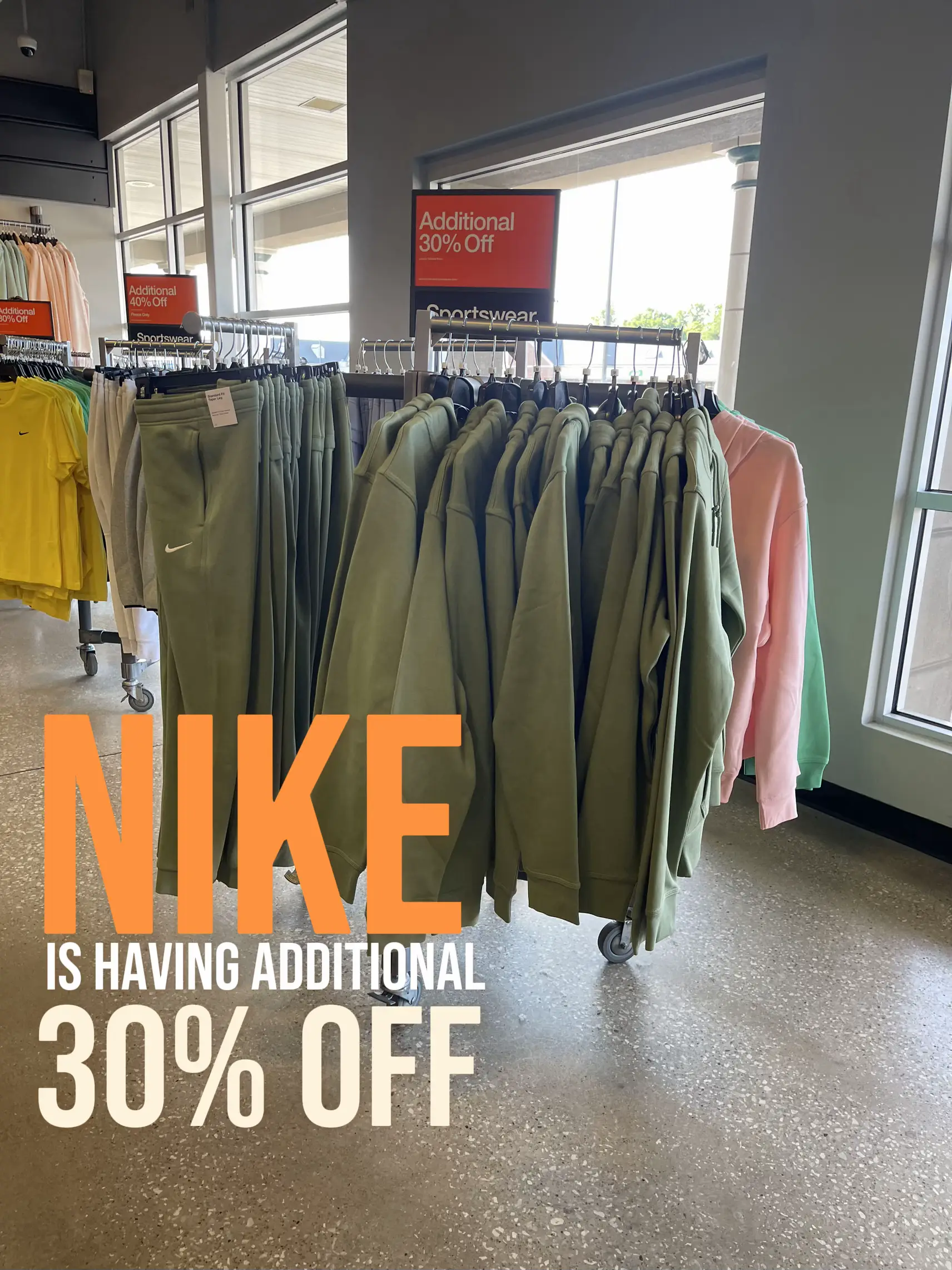 Nike outlet 30 off online