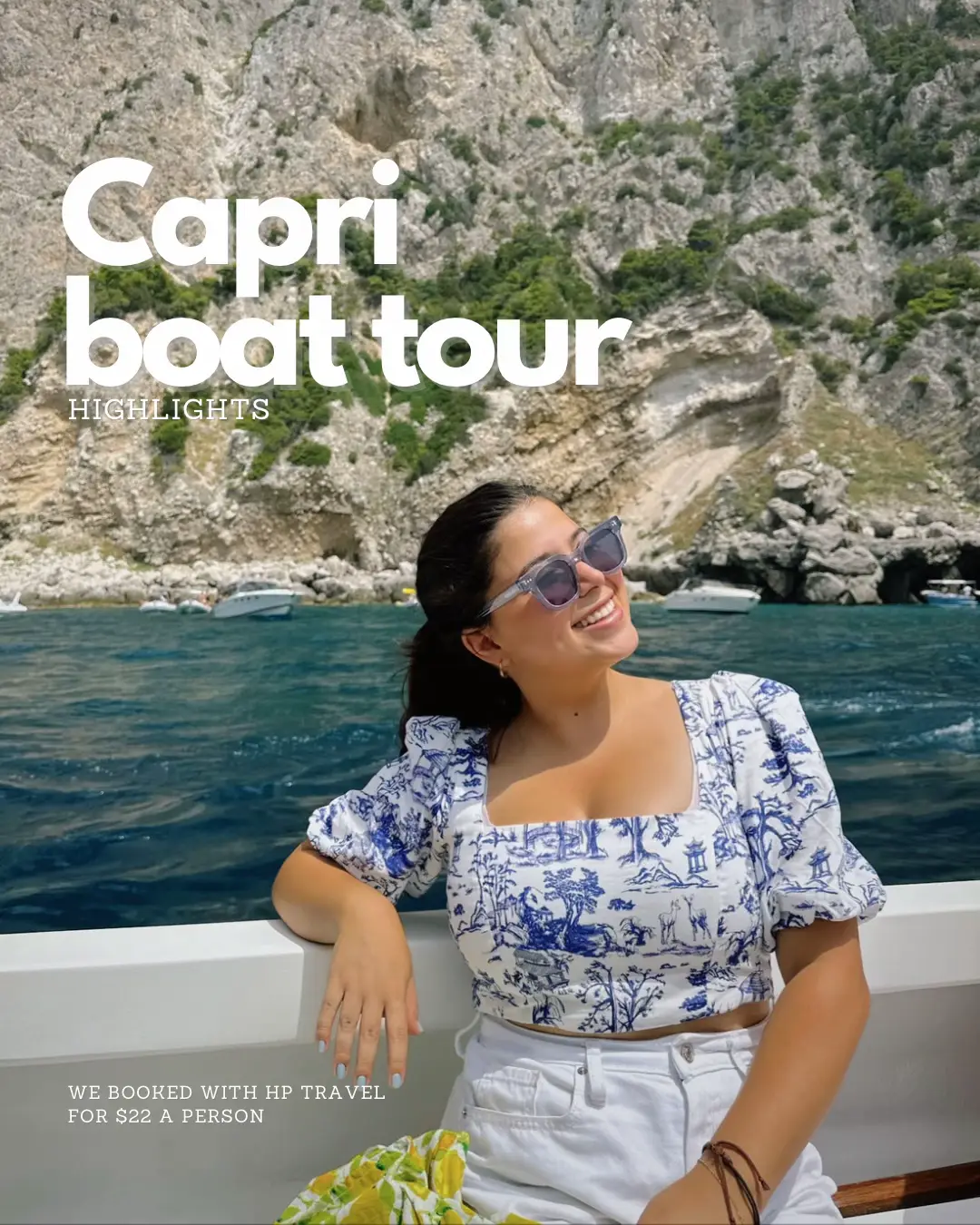 Capri Island Boat Tour: Explore Stunning Caves and Crystal-clear