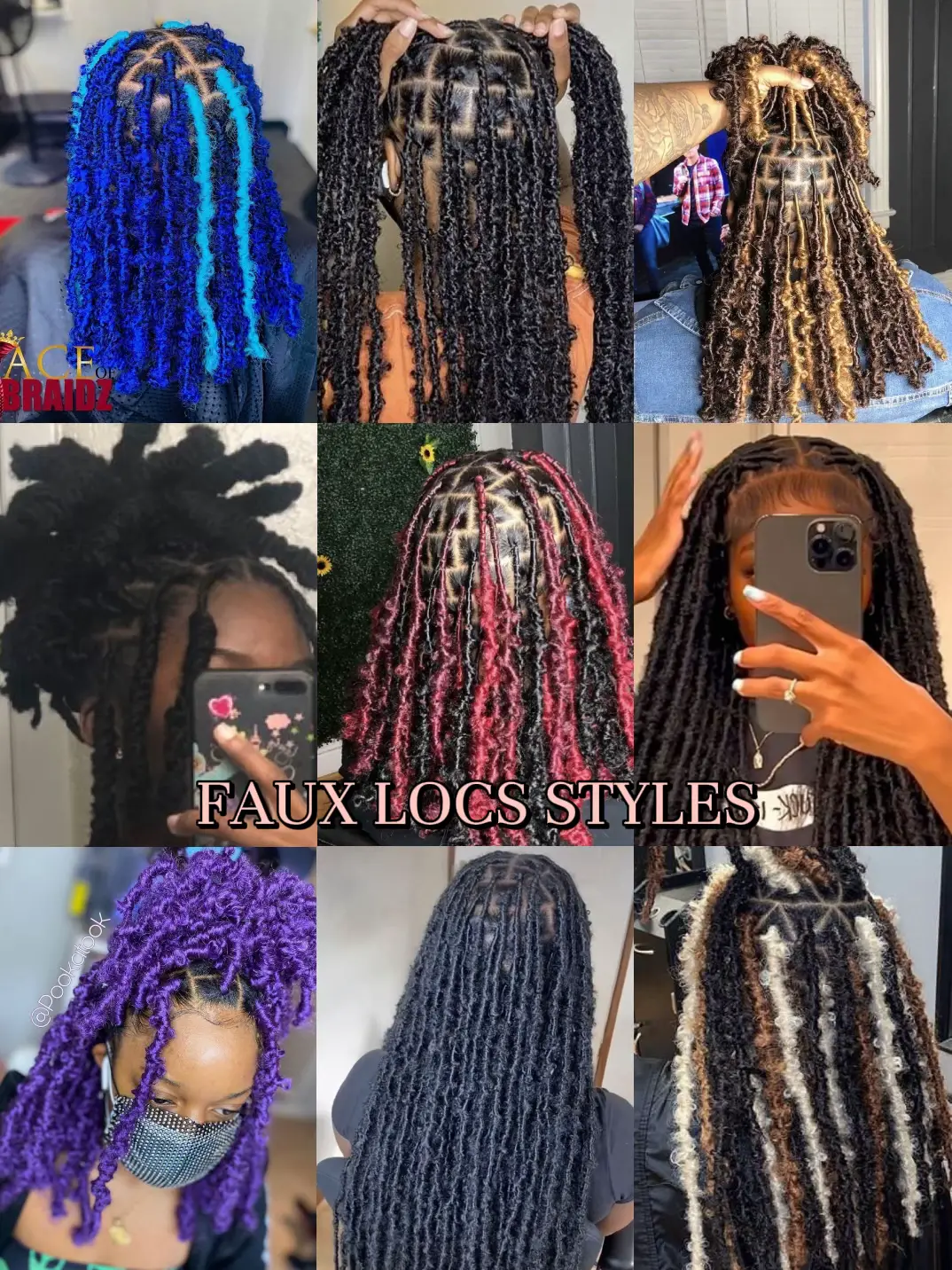 Long Messy Boho Goddess Faux Locs Crochet Hair – Brooklyn Born