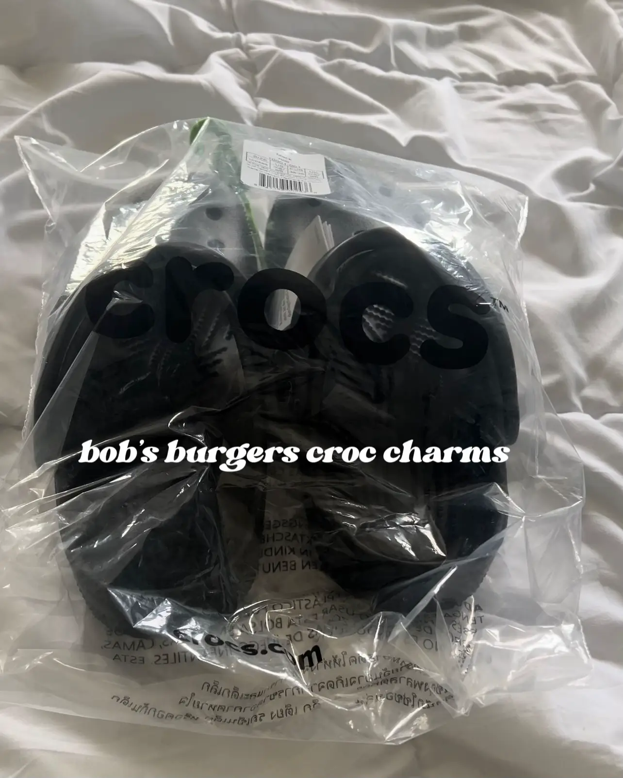 Bob's burgers crocs online charms