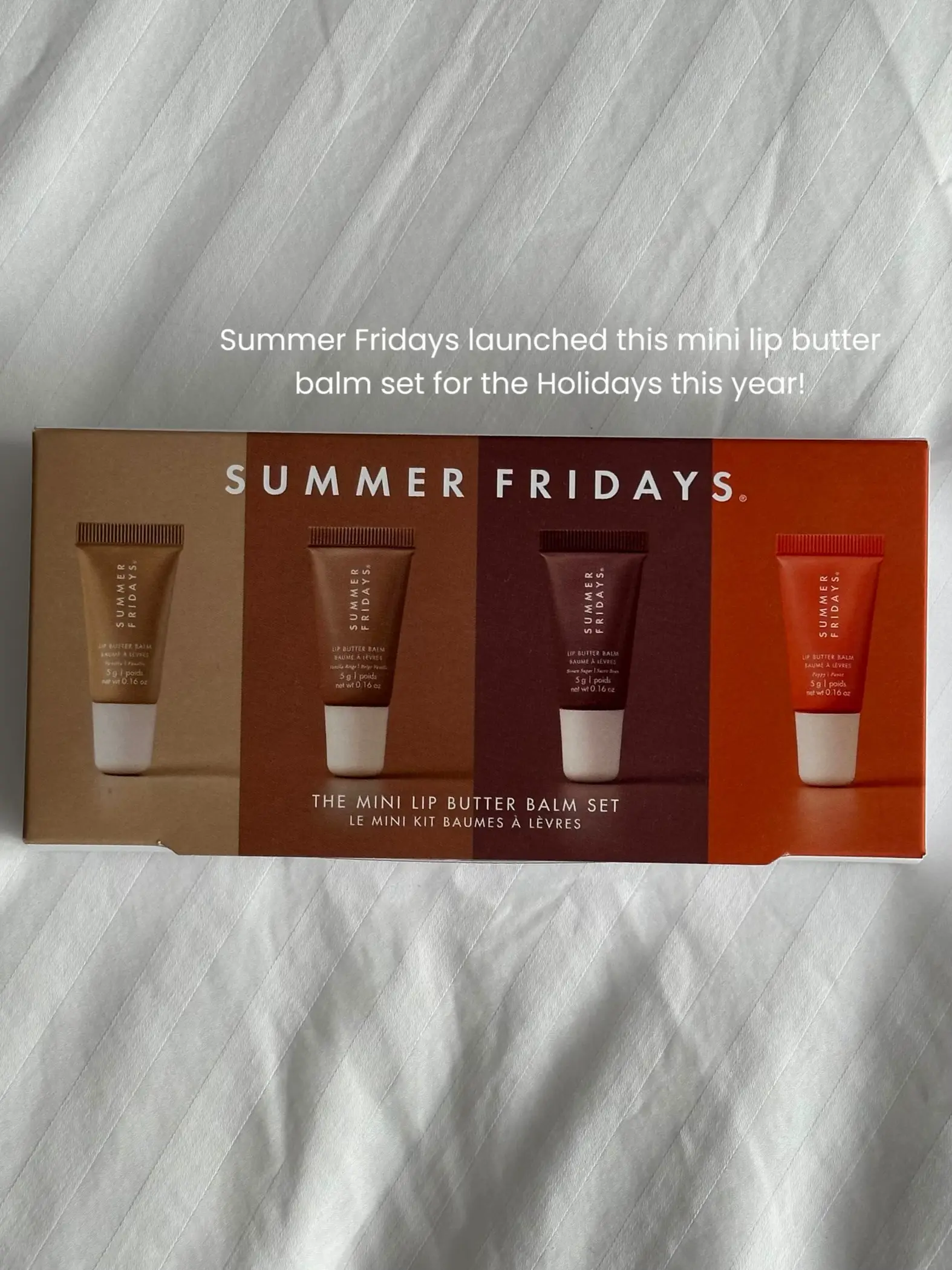 The Summer Fridays Mini Lip Butter Balm Set แกลเลอรีที่โพสต์โดย