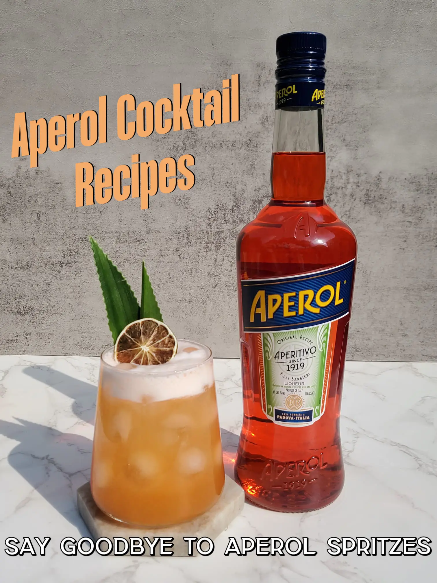 Classic Aperol Spritz - Easy 3 Ingredient Cocktail - Pina Bresciani