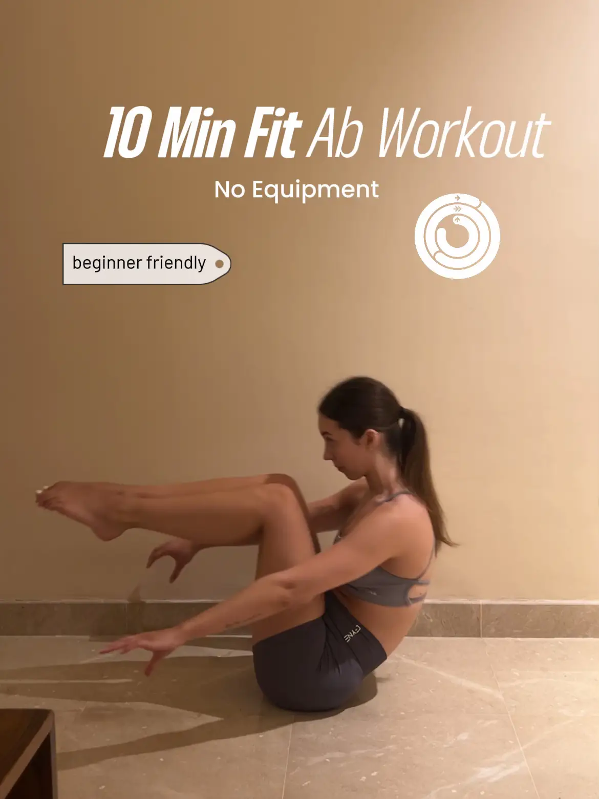 10 Min No Equipment Core Workout for Beginners