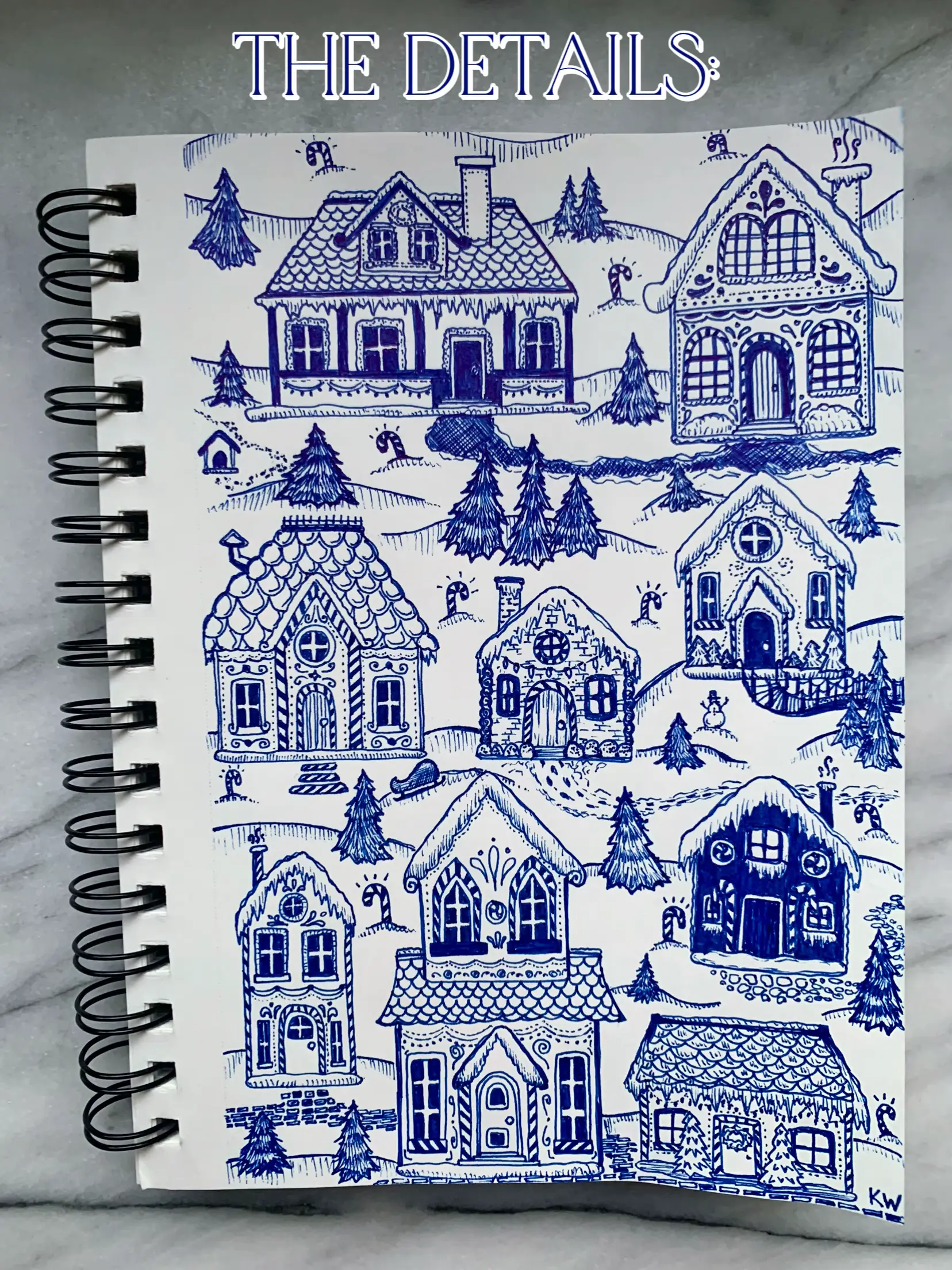 Village sketch notebook