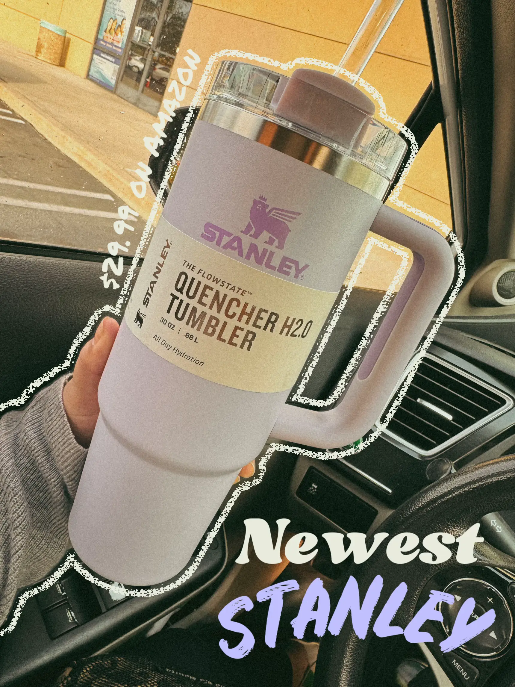 30oz Orchid Stanley Quencher H2.0 Tumbler