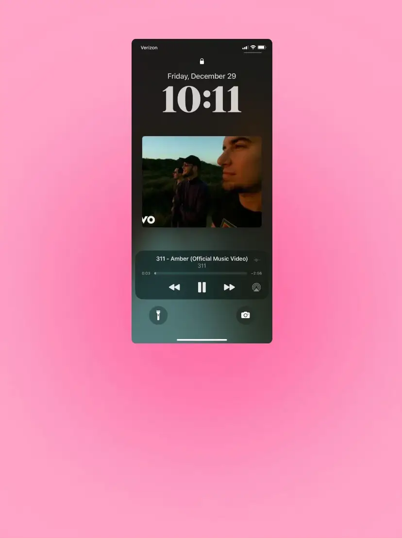  A phone screen with a song playing on it.