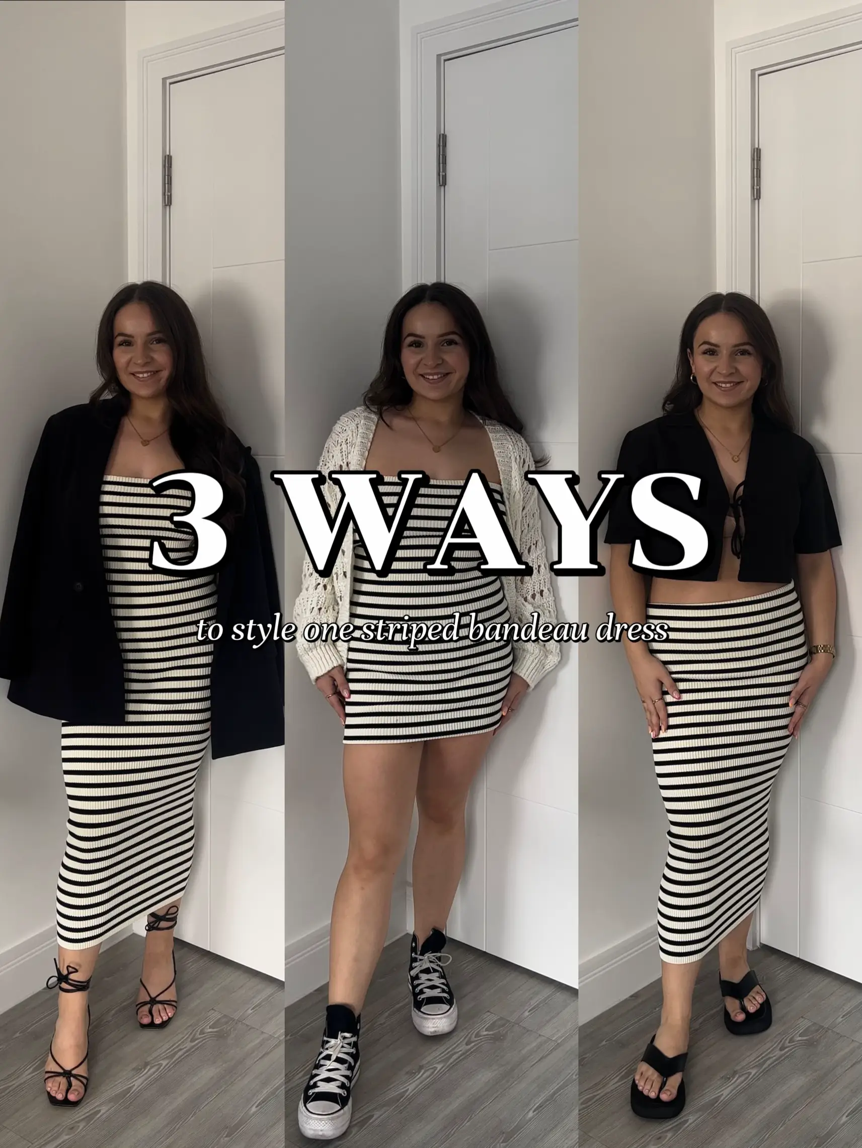 Daily Outfit Idea: Three Cute Ways To Wear Your Strapless Dress At
