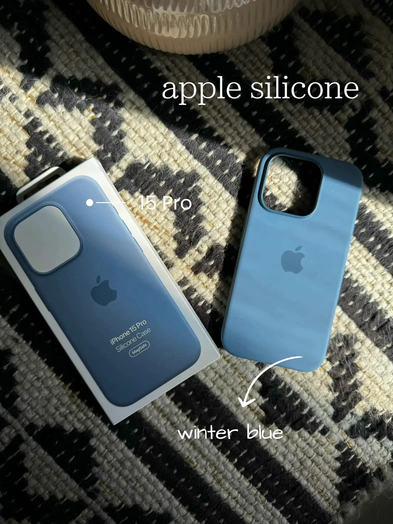 Apple iPhone 15 Pro Max Silicone Case with MagSafe - Winter Blue ​​​​​​​