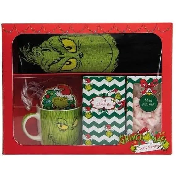 The Grinch Mug & Sock Set | boohooMAN USA