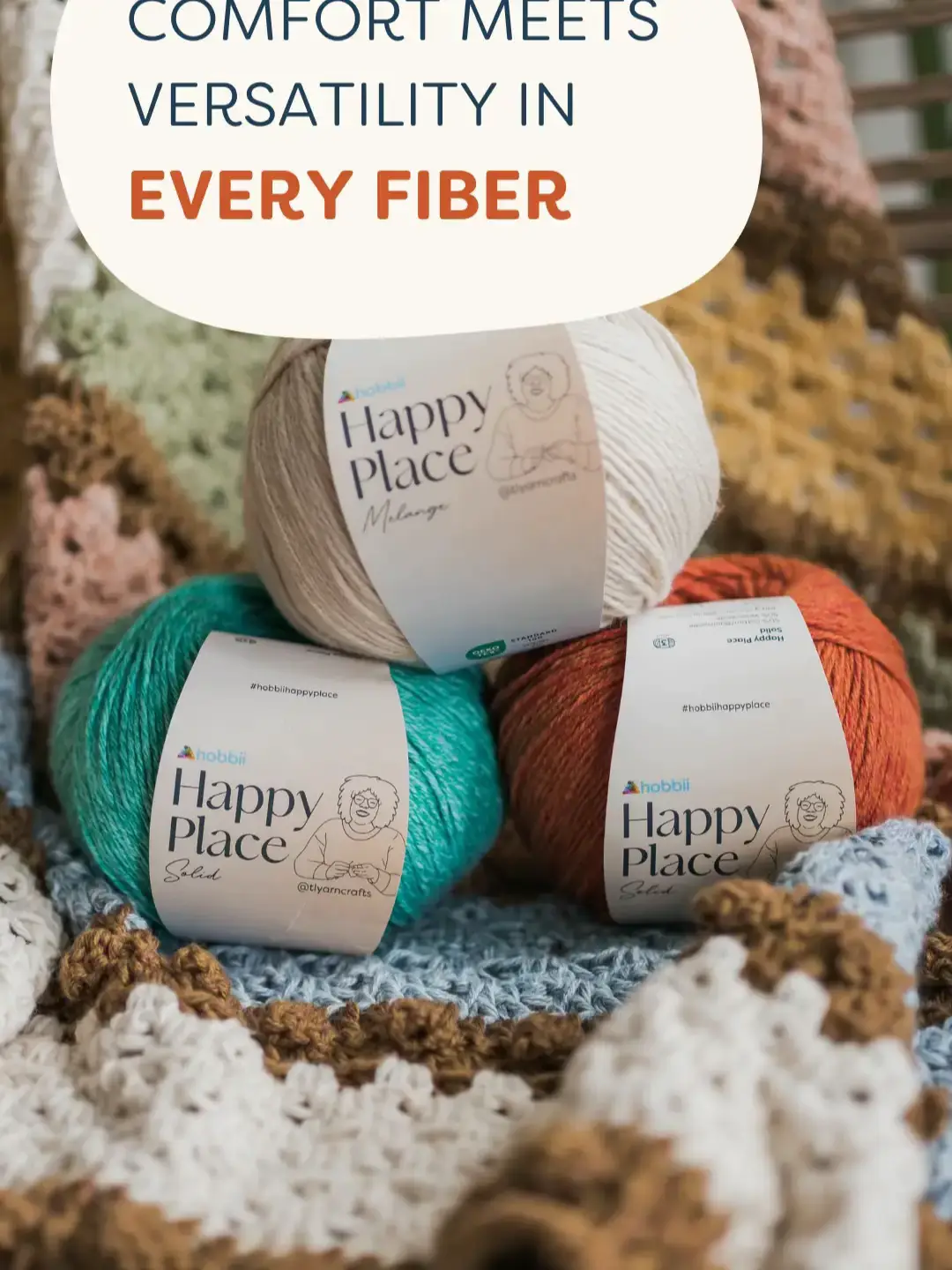 Fiber Friday – Hobbii “Friends Wheel” Yarn