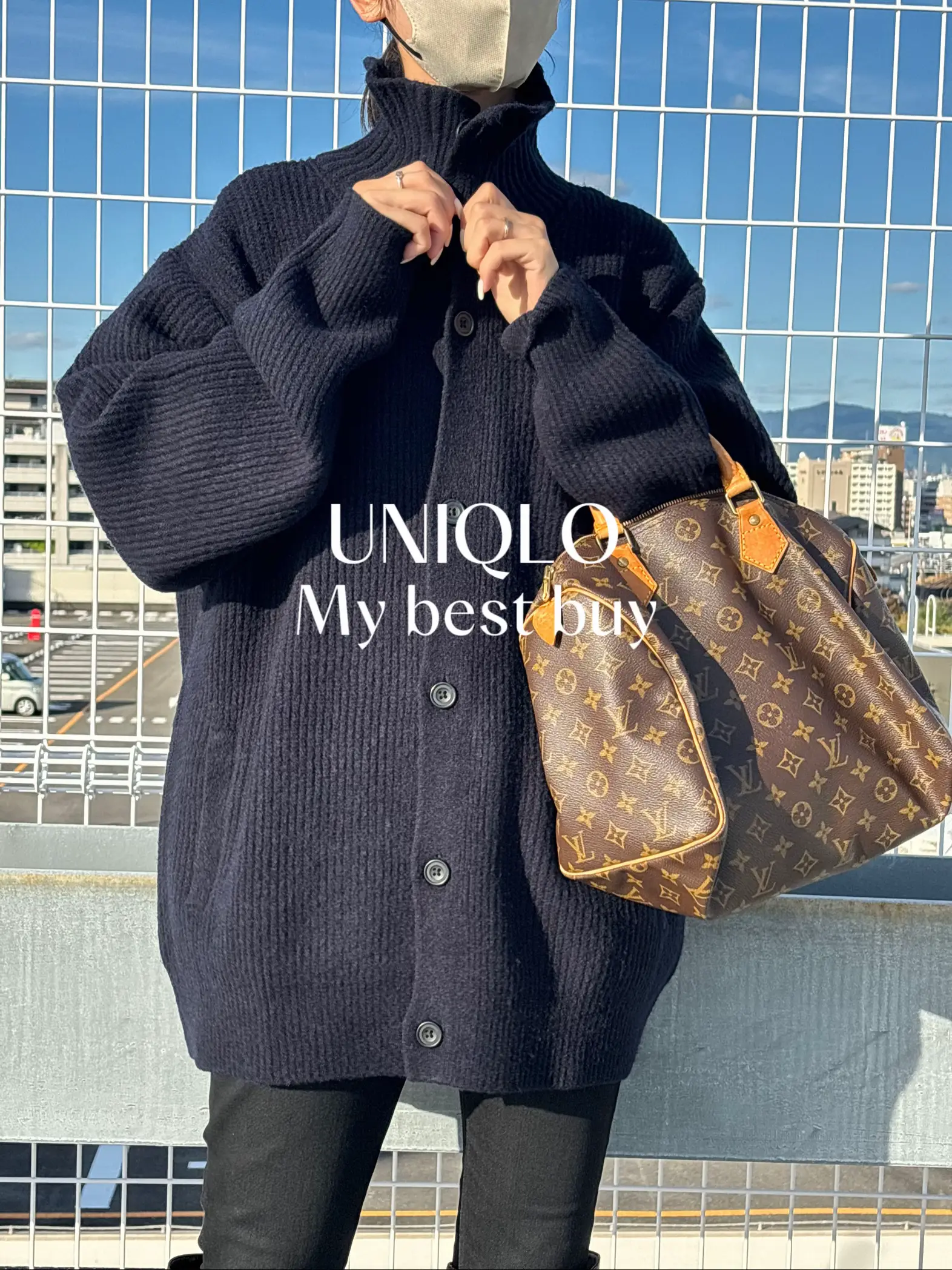 購入品】UNIQLOのニットカーデが優秀すぎた  ✔️ | さいおつ【高身長