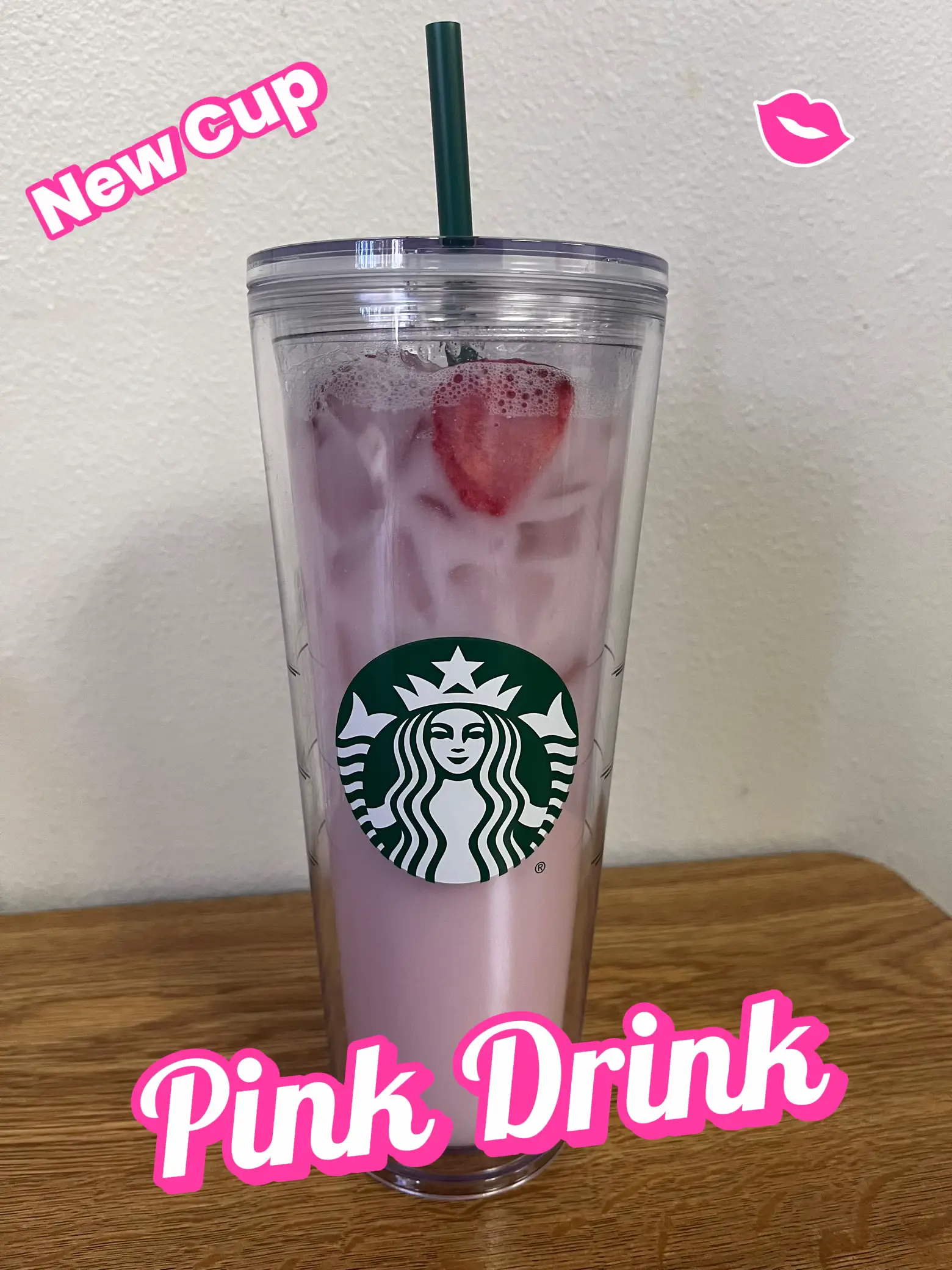 Starbucks Dining | Starbucks 18oz Glass Cold Tumbler Cup | Color: Blue/Pink | Size: Os | Achanyarakskul's Closet