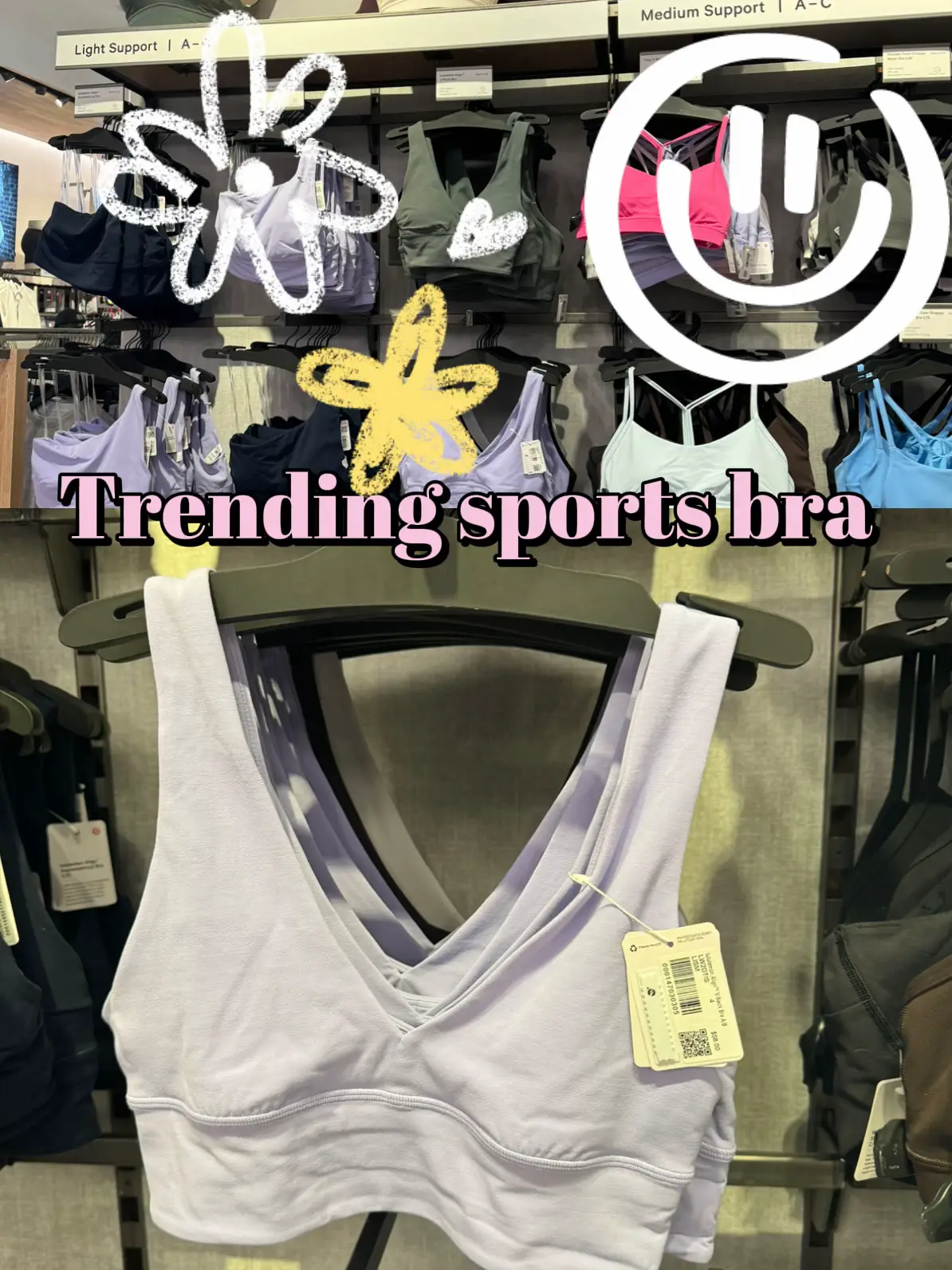 Old Navy Active Powersoft Metallic Purple Crop Tank Top Built in Bra Size XL  - $16 - From Kayla