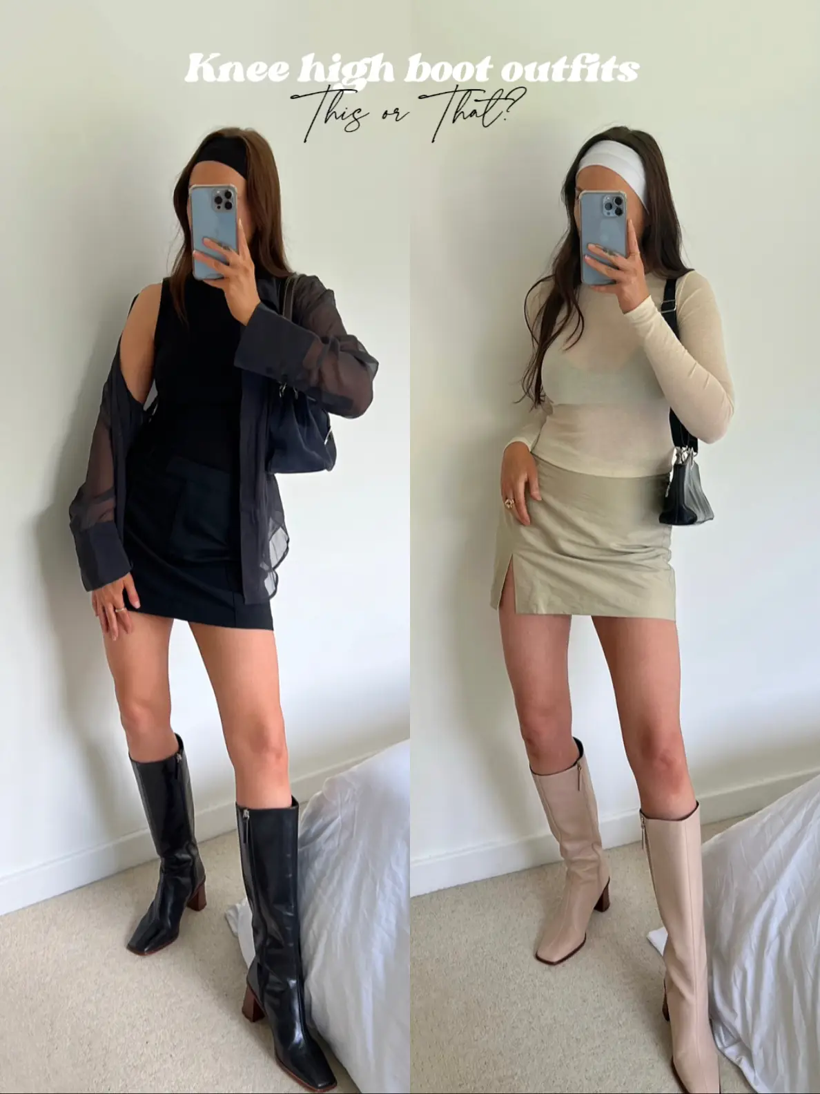 Knee-High Gold Boots: Unexpected Outfit-Maker - The Mom Edit
