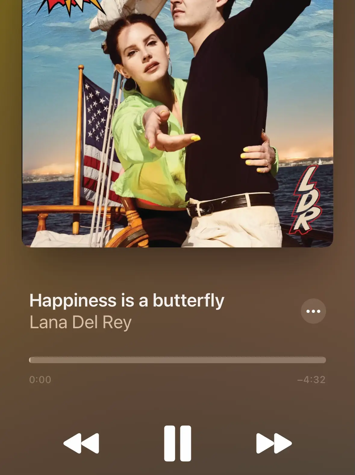 Happiness is a butterfly - Lana Del Rey