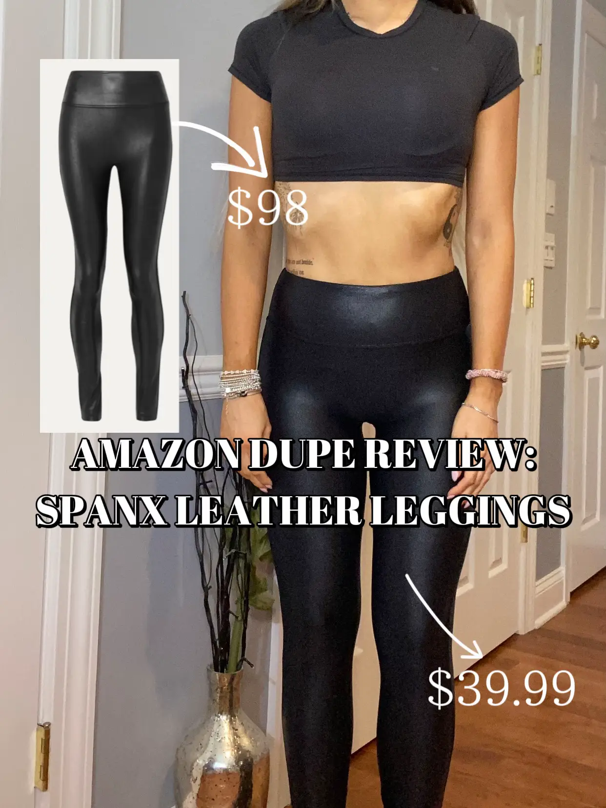 SPANX LEGGINGS DUPE+REVIEW