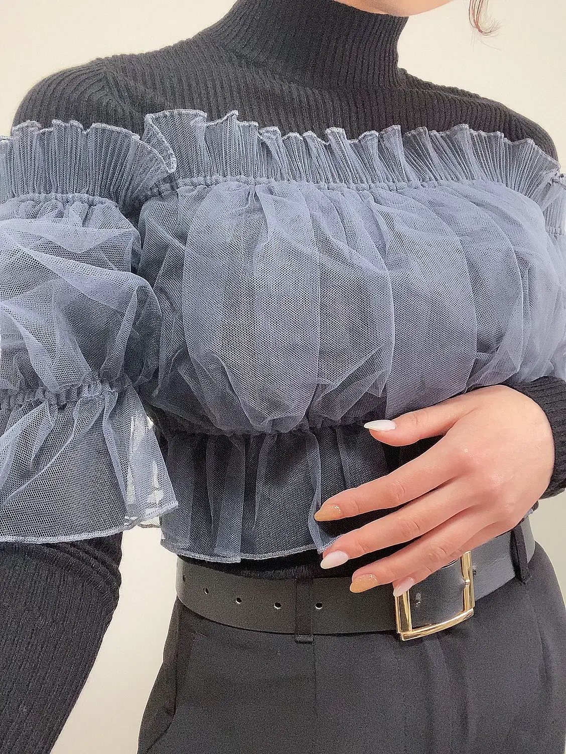 snidel スナイデル　ドッキングペプラムプルオーバー SNIDEL（スナイデル）の「ドッキングペプラムプルオーバー（チューブ