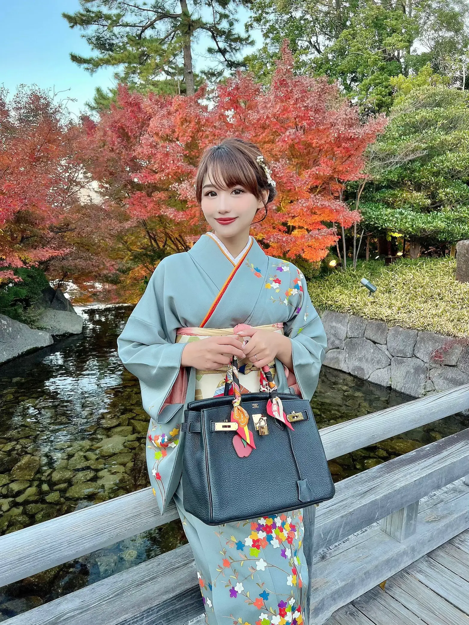 紅葉コーデ🍁着物】 | かとこ⌇低身長⌇骨格ストレートが投稿した  