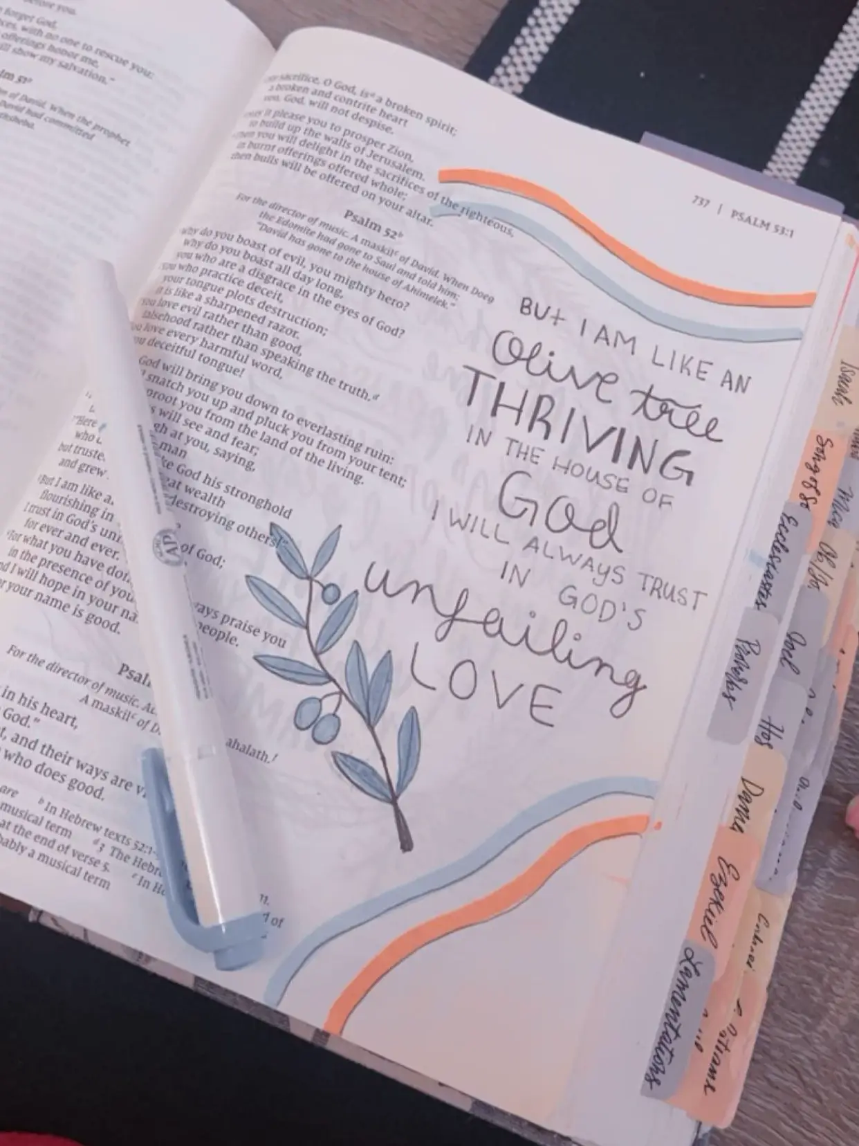 How To Use A Bible for Journaling #faithplanner #biblejournaling 