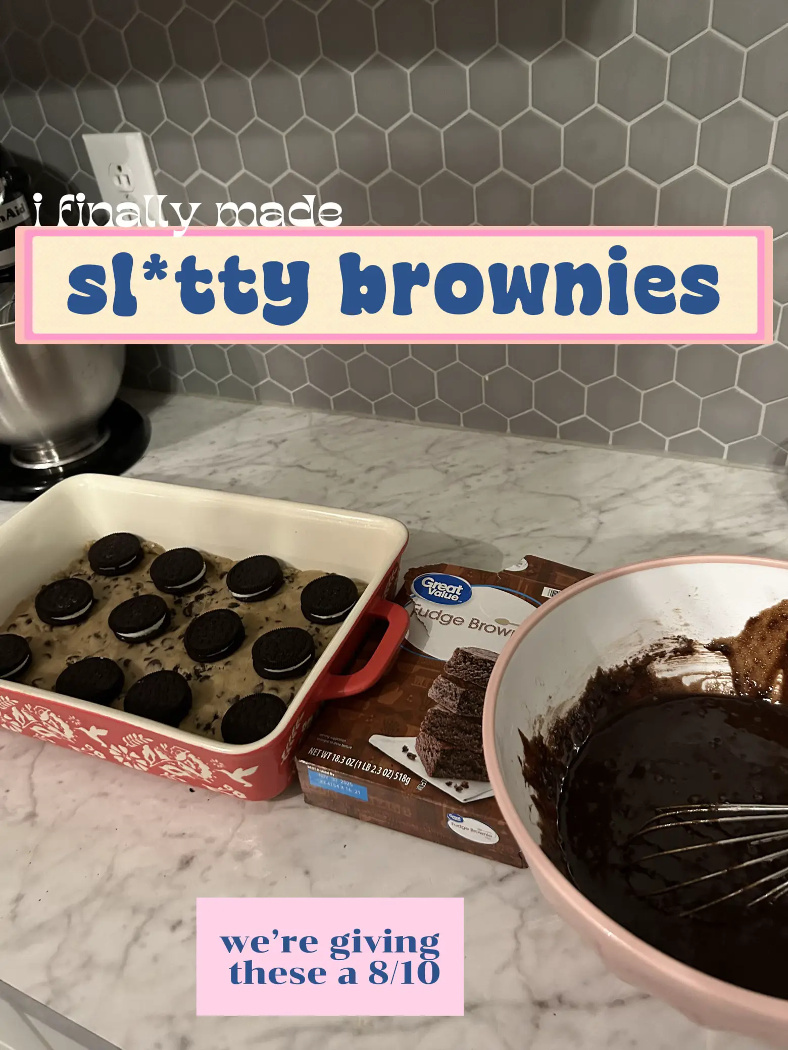 sl*tty brownies | Kiwiが投稿したフォトブック | Lemon8