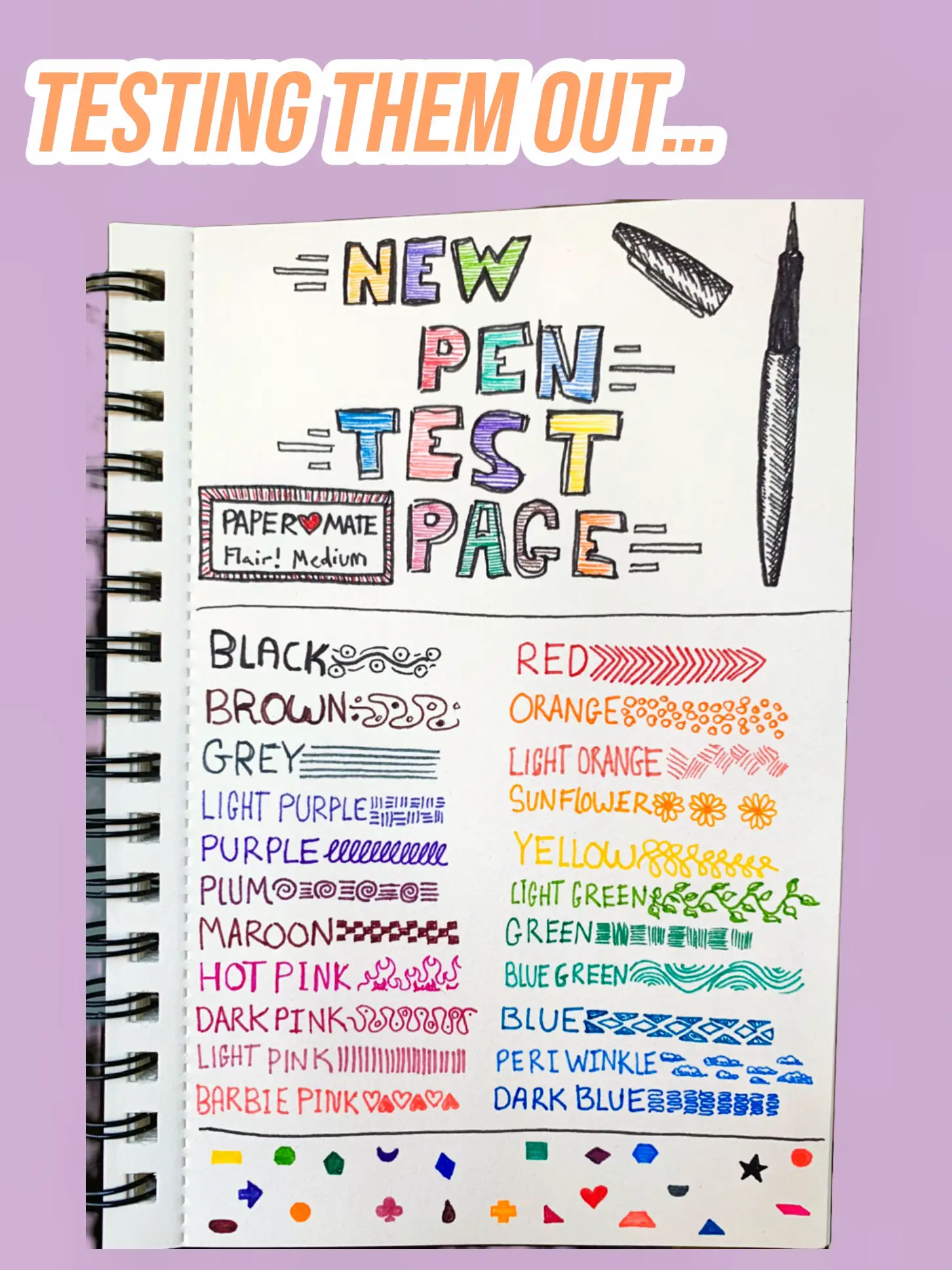 Yogurt Color Journal Planner Pens Colorful 0.5mm Markers Fine Tip Drawing Pens Porous Fineliner Pen for Bullet Journaling Writing Note Taking