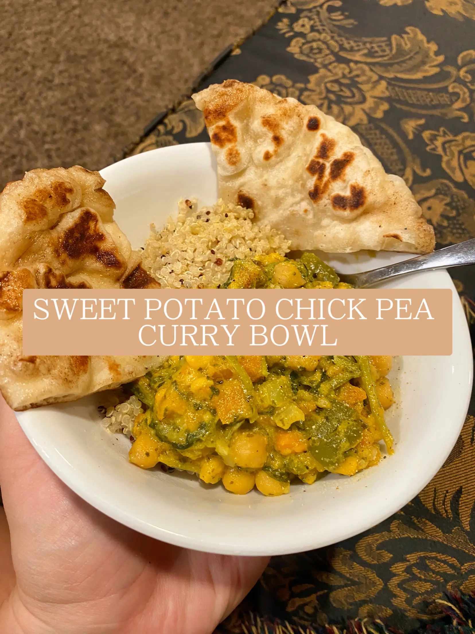 SWEET POTATO CHICK PEA CURRY recipe 's images