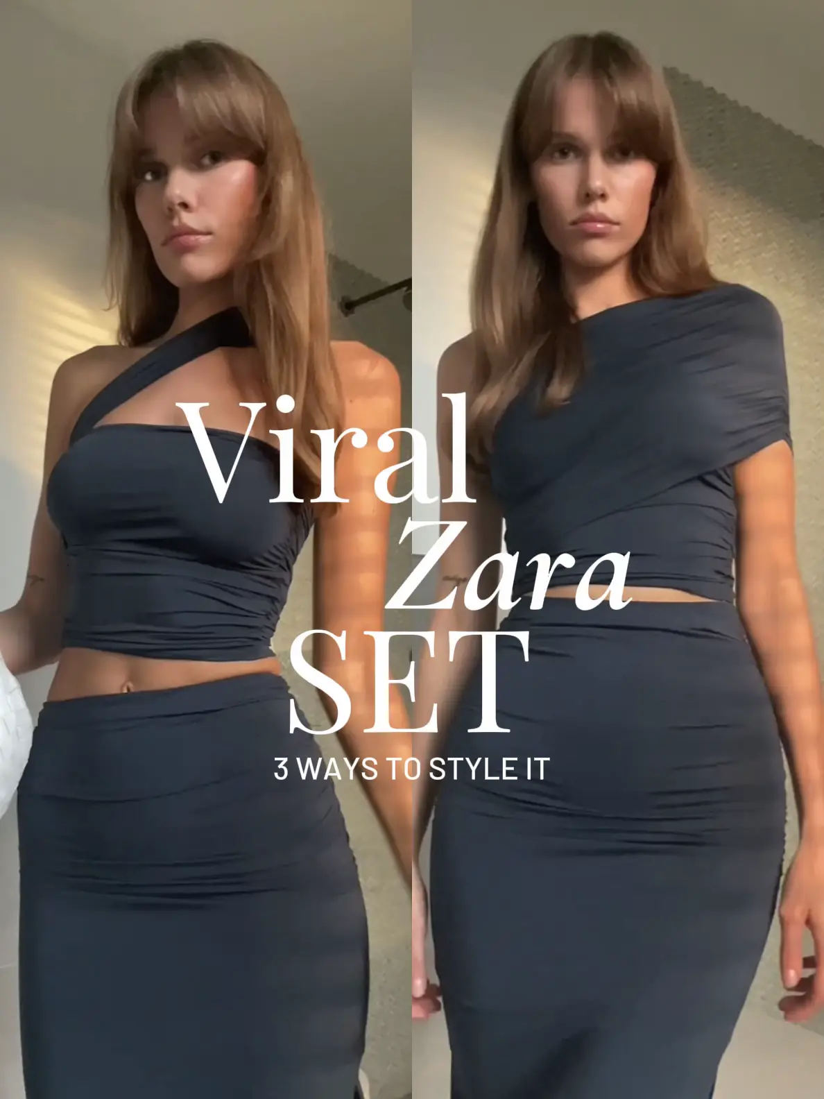 I tried the cutest Zara set ever for summer - it's so glam, I'm obsessed  with it