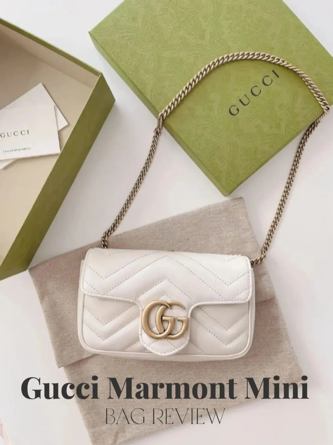 Gucci Marmont Super Mini Review: pros, cons, what fits, ways to