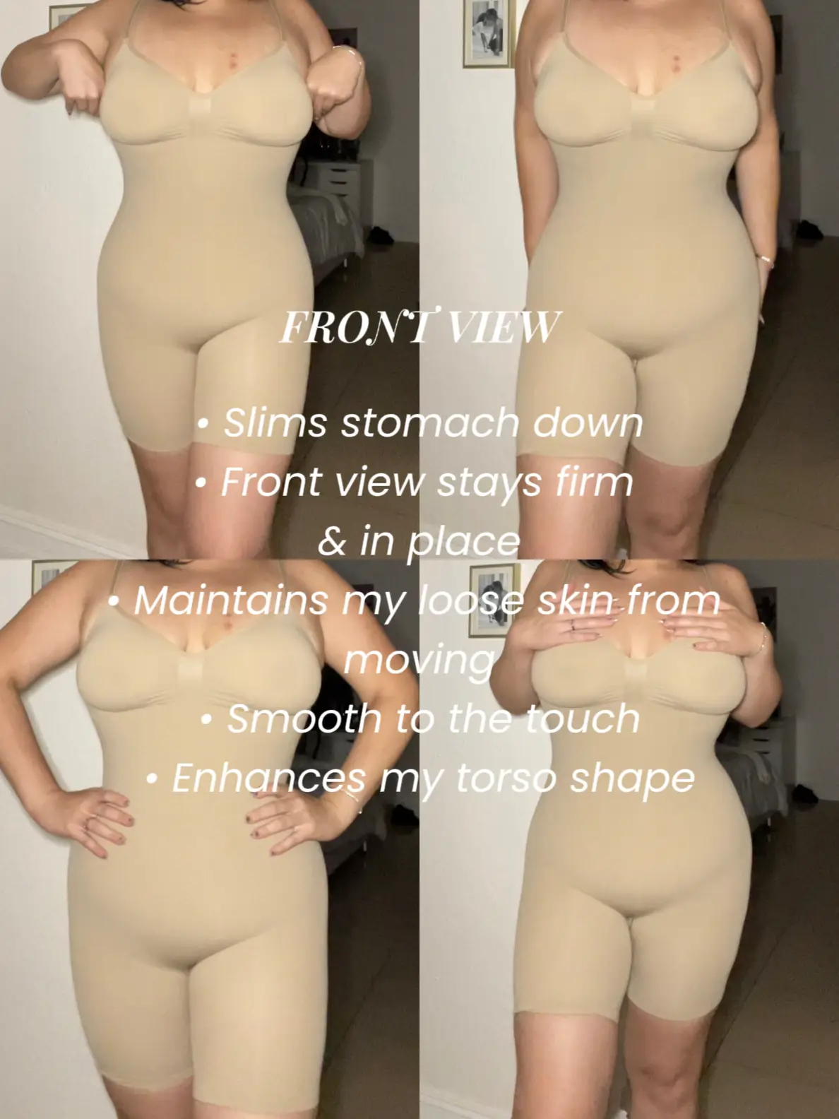 HeyShape Viral Bodycon Shapewear short sleeve bodysuit