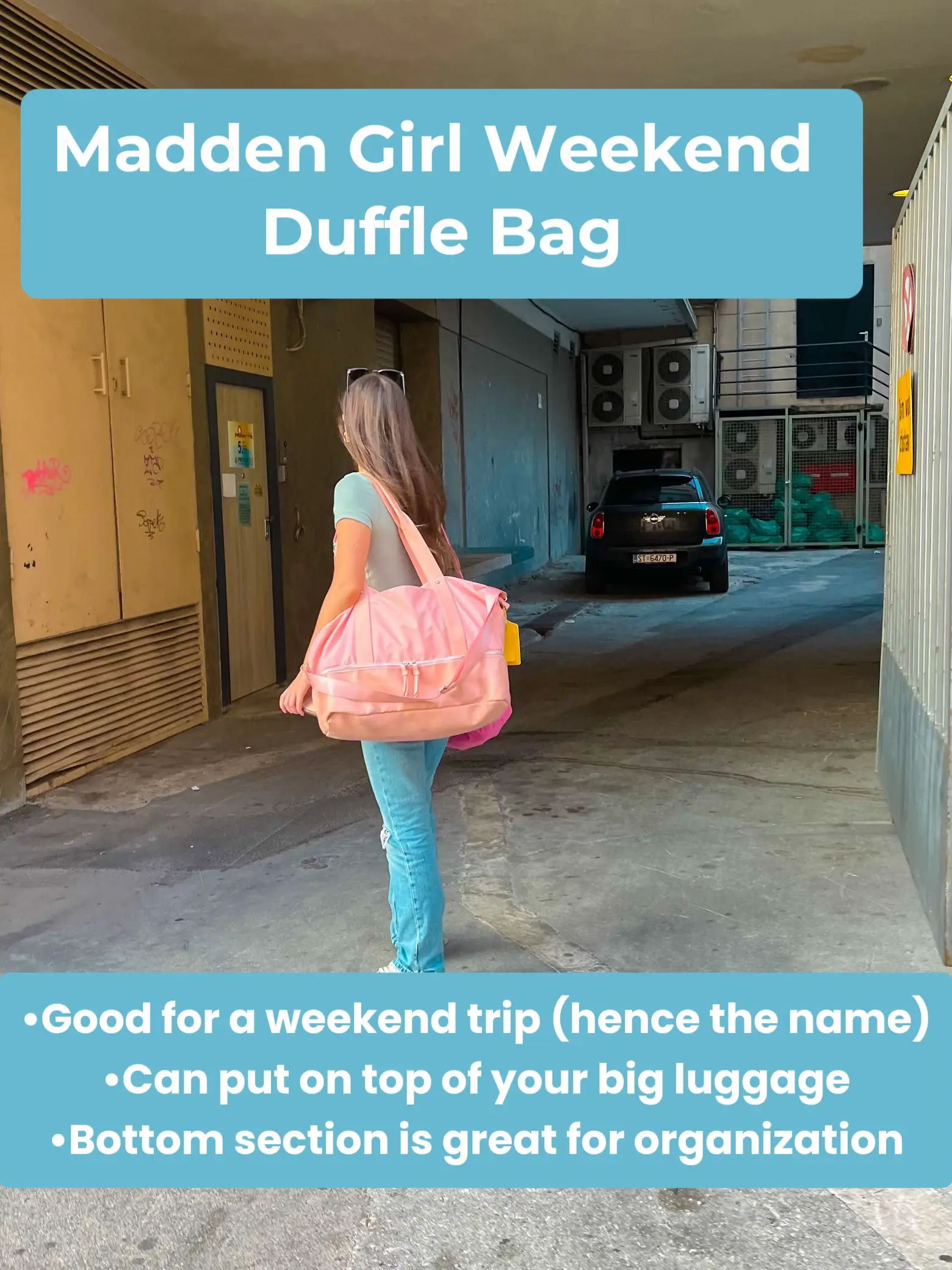 Madden girl weekend hot sale duffel bag