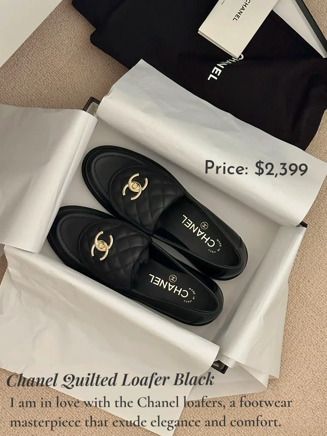 Chanel Quilted Loafer Black Review, Gallery posted by Ashy Patterson