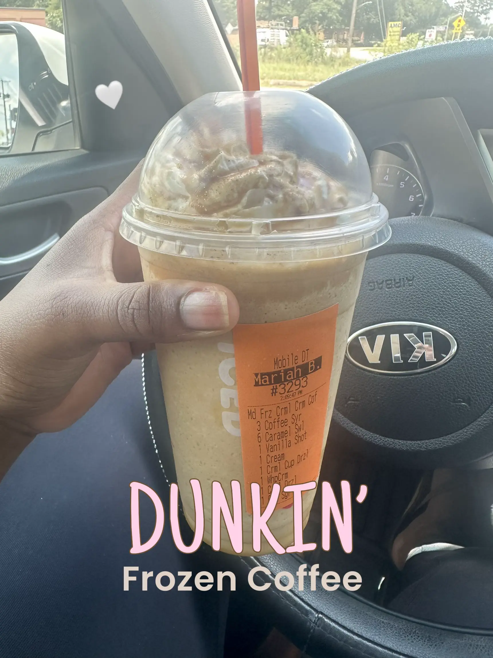 Dunkin Frozen Coffee - Lemon8 Search