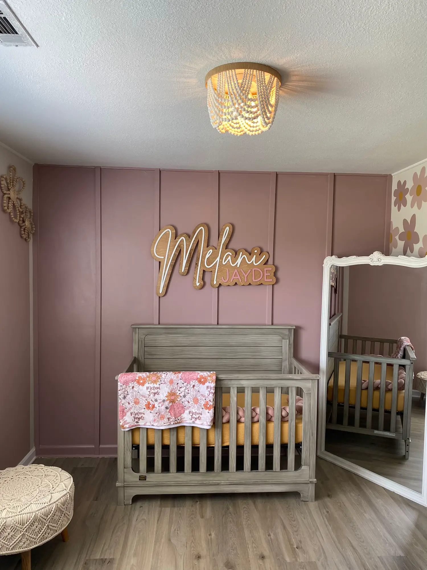 Rustic baby girl outlet room