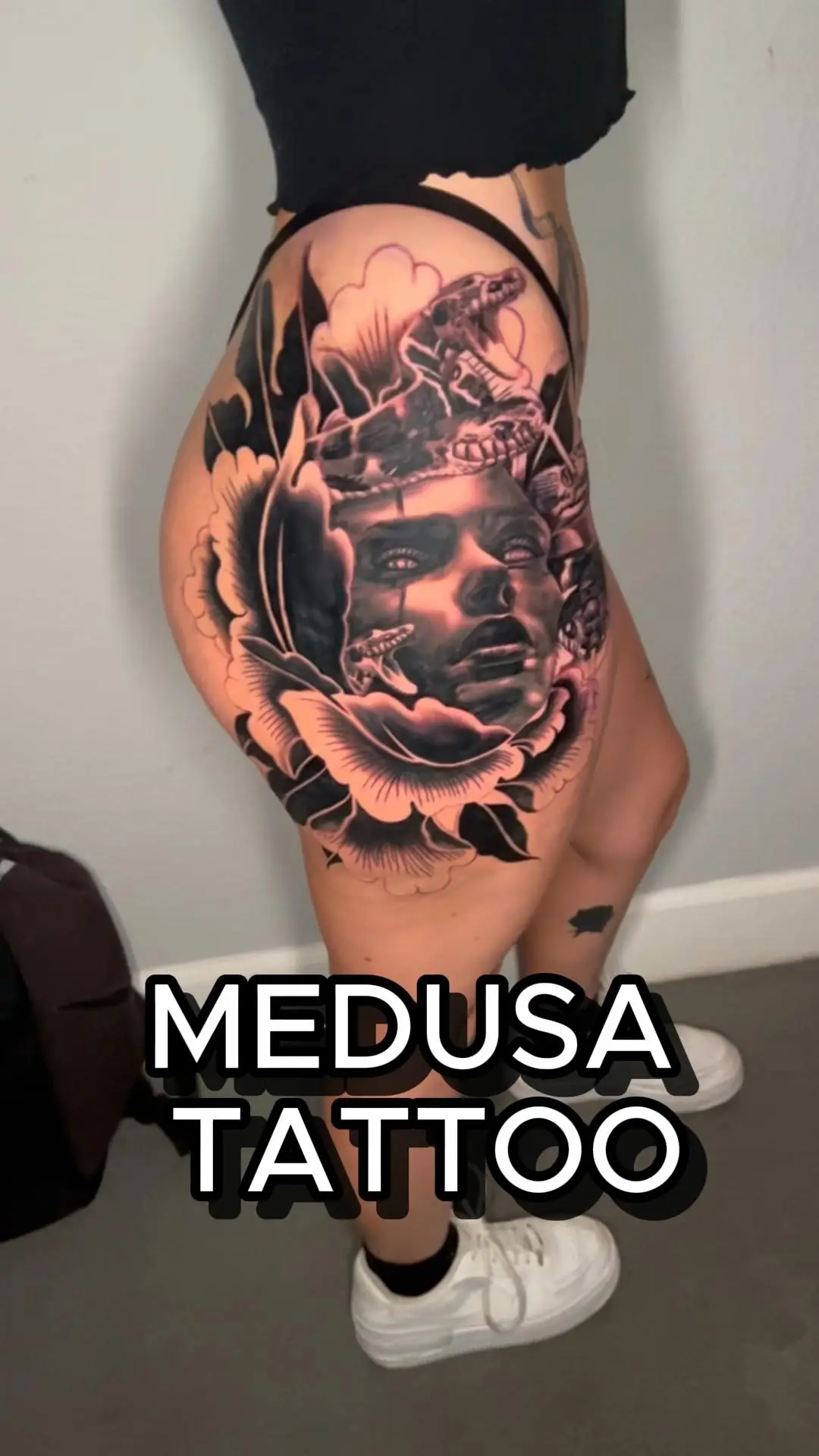 Medusa tattoo👆🏽 | Video published by Juangdup | Lemon8