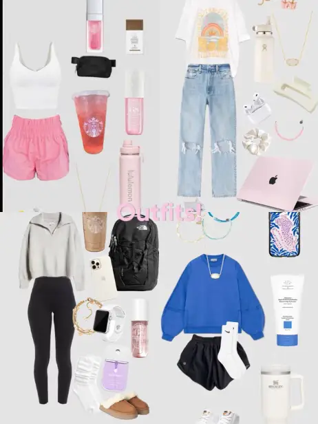 ☆ M A R I N ☆  Cute simple outfits, Lululemon outfits, Preppy summer  outfits