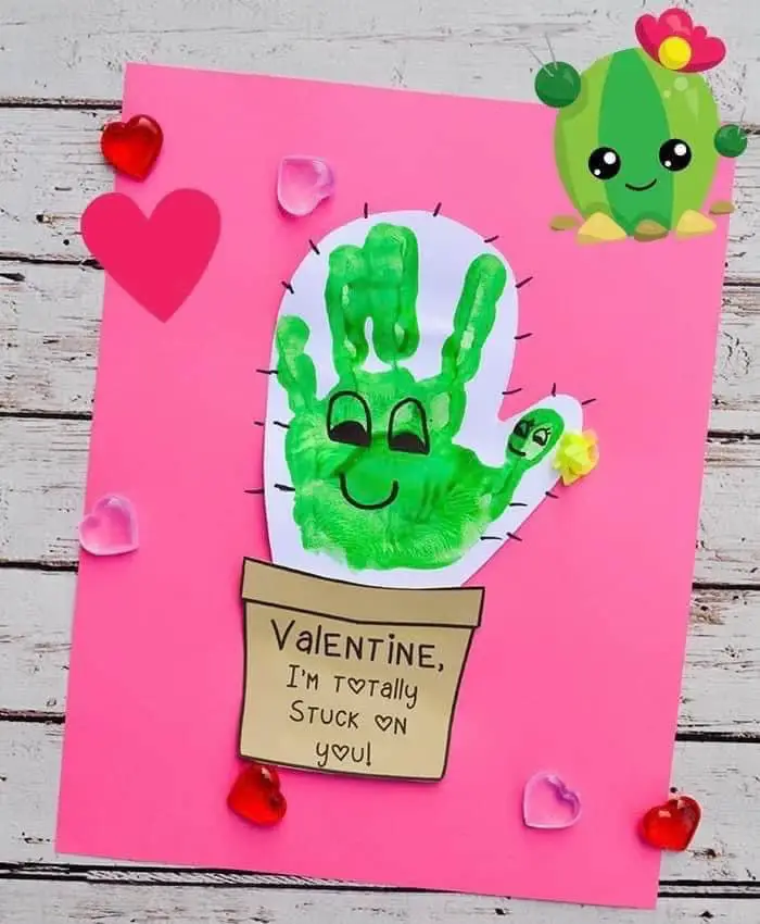 simple shiny valentine's day craft - Fueling Mamahood