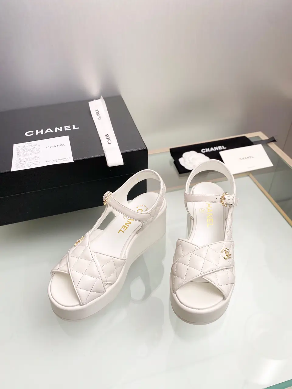 Chanel milk whirring white sandals🤩🤩🤩, Gallery posted by Lisa💖