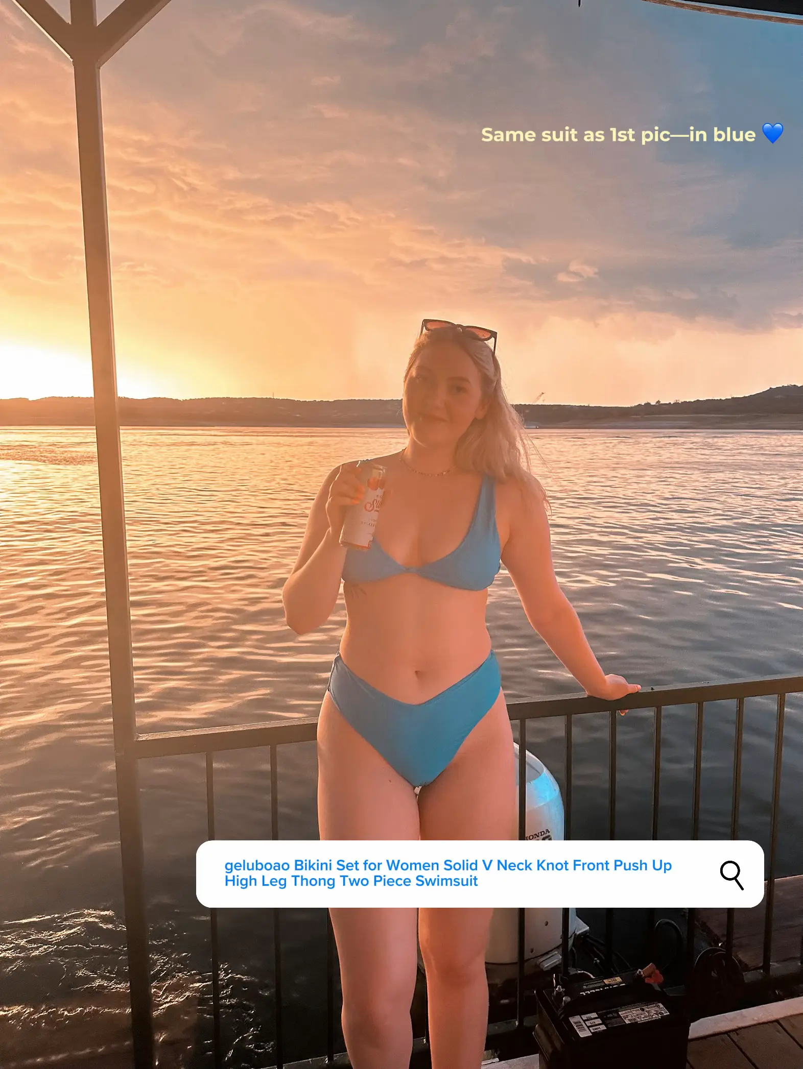 Layla High Waisted Two Piece Plus Size Bikini – Sunset and Swim