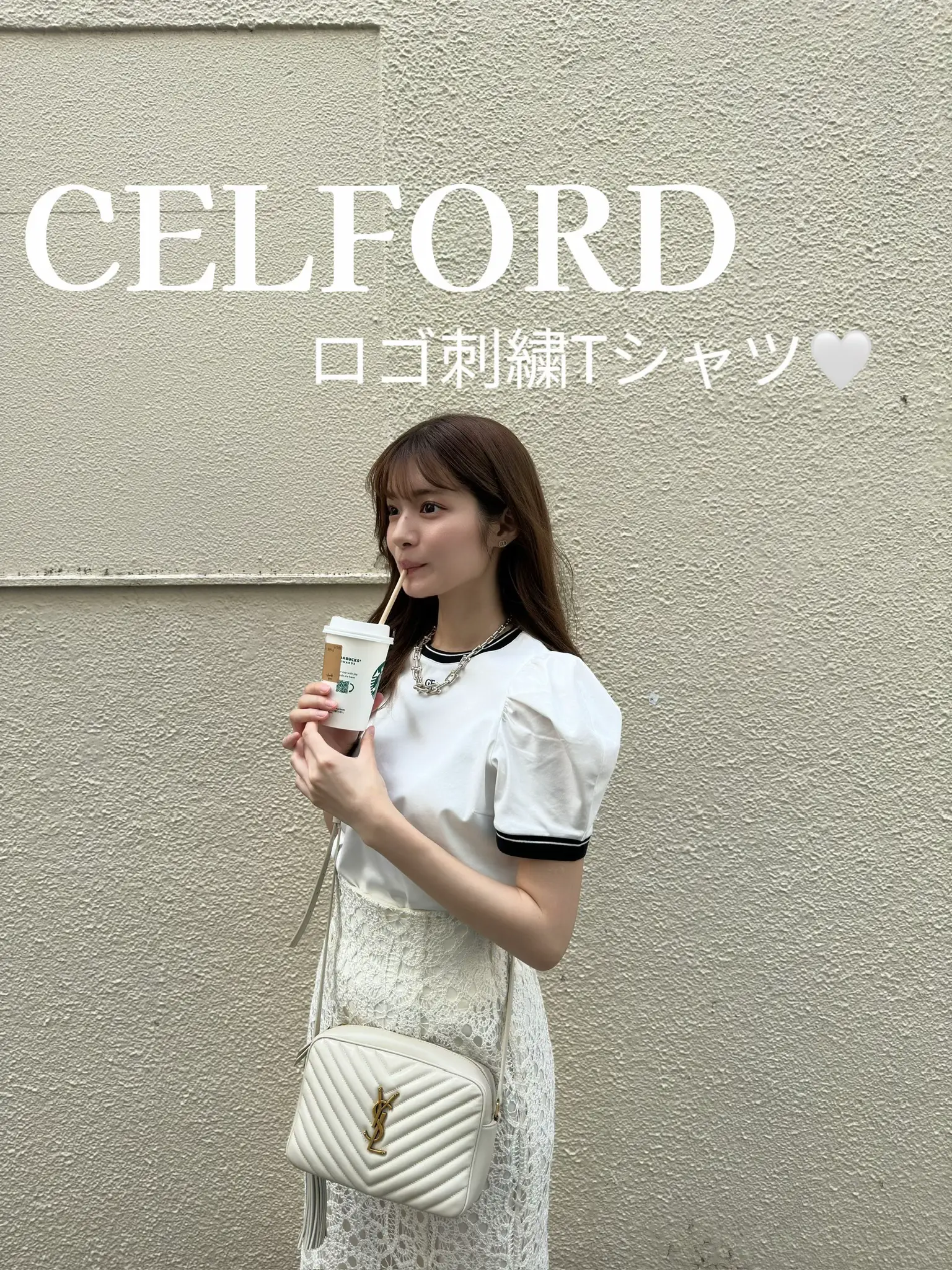 CELFORD  ロゴ刺繍Tシャツ | maiが投稿したフォトブック | Lemon8
