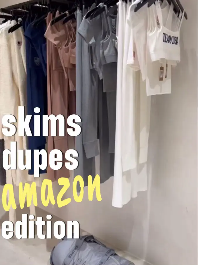 I tried 's cheap dupes of Kim Kardashian's Skims - they looked  EXACTLY the same, I was blown away