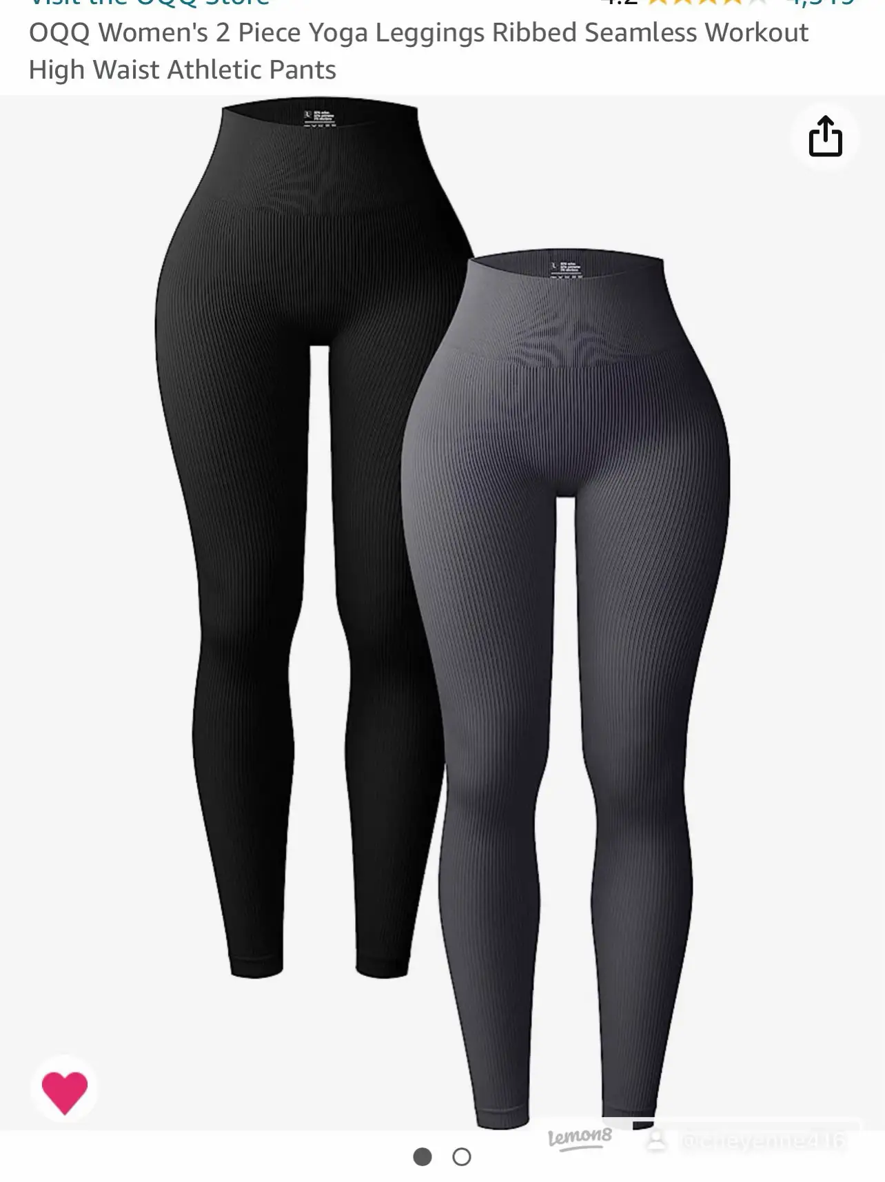 OQQ Women's 2 Piece Yoga Pants Ribbed Seamless Workout High Waist Athletic Straight  Leg Leggings Black ArmyGreen at  Women's Clothing store