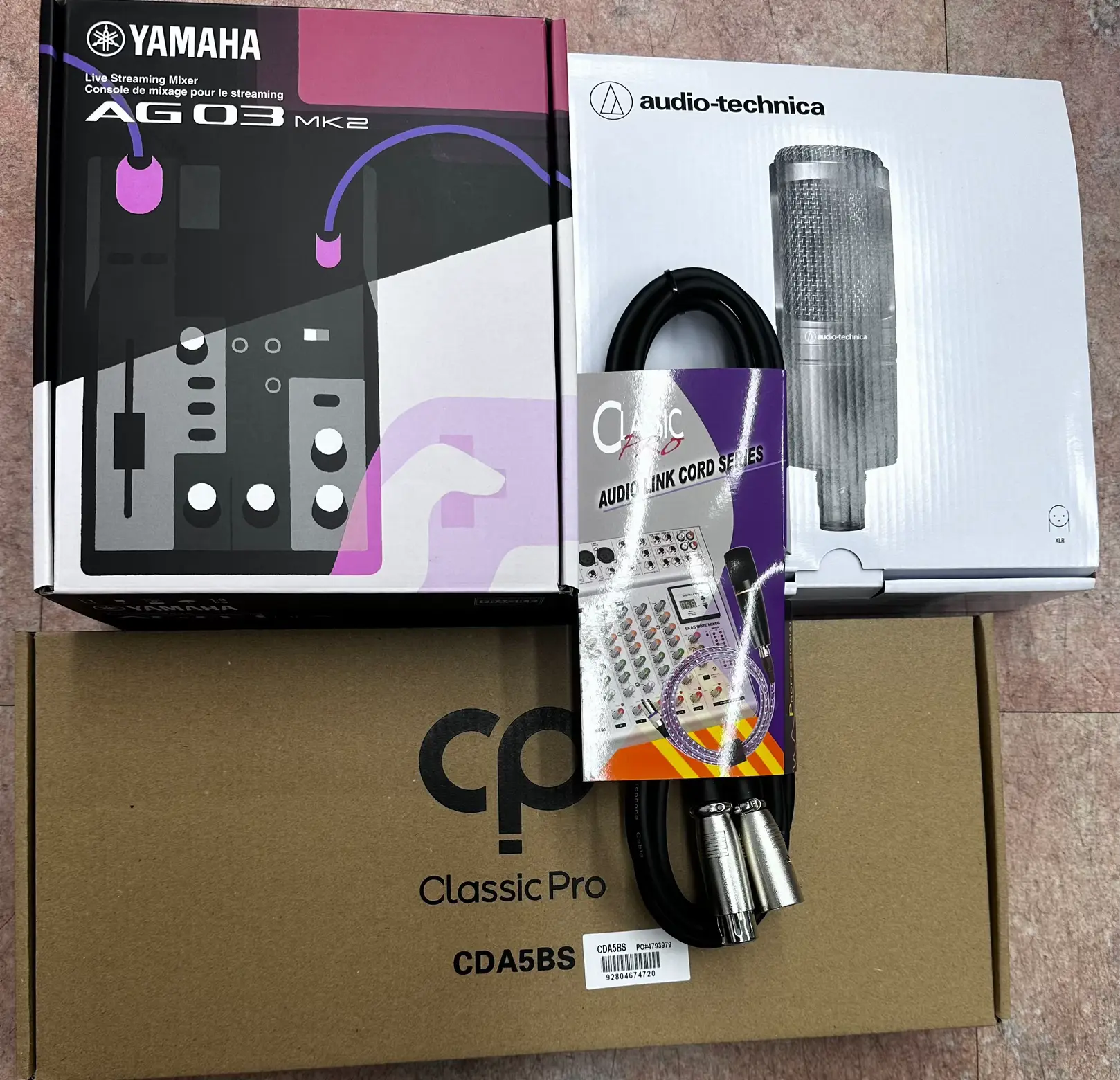 AG03 Mk2 + at4040 セット