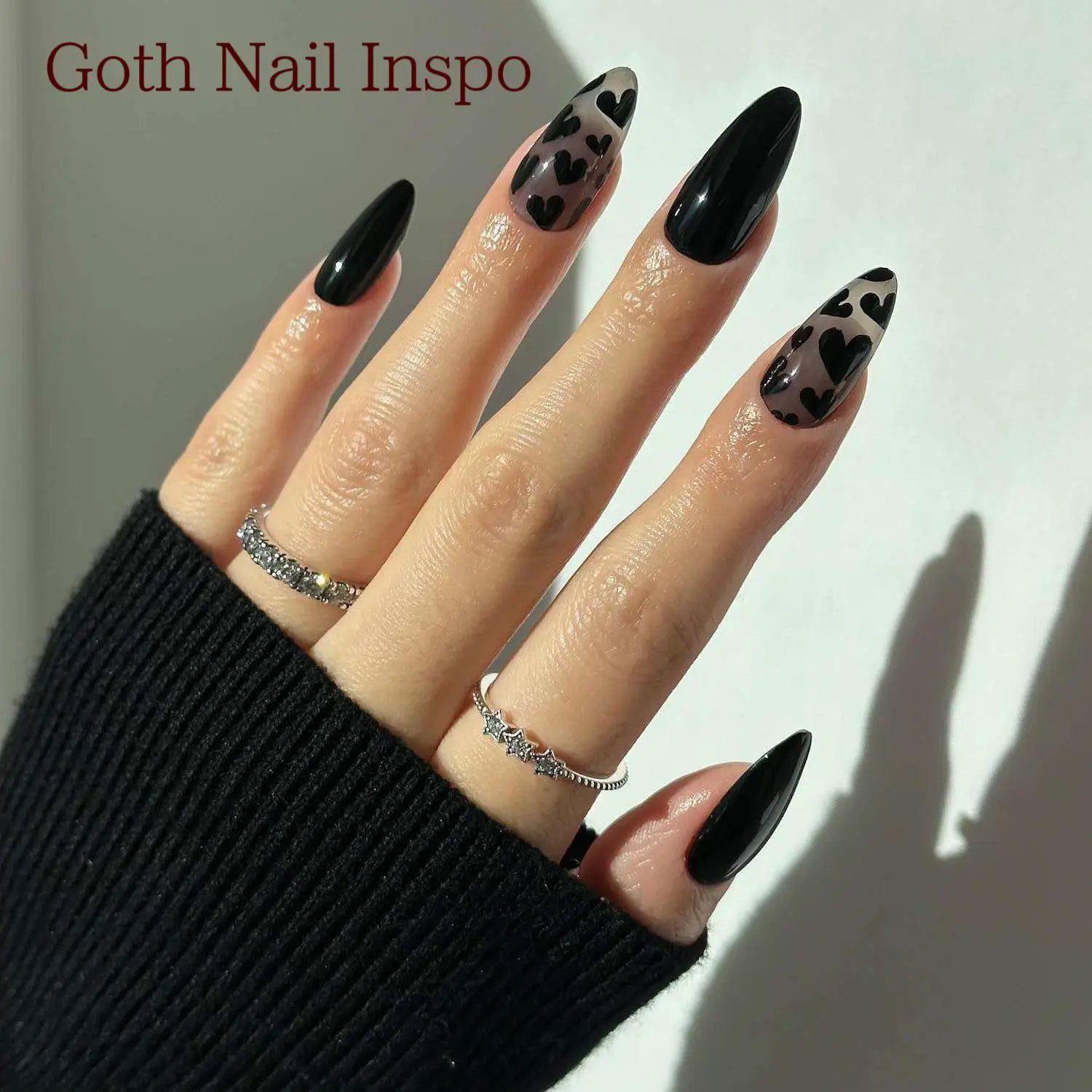 goth #nailinspo2023 #naildesi | Gallery posted by anniebeans | Lemon8