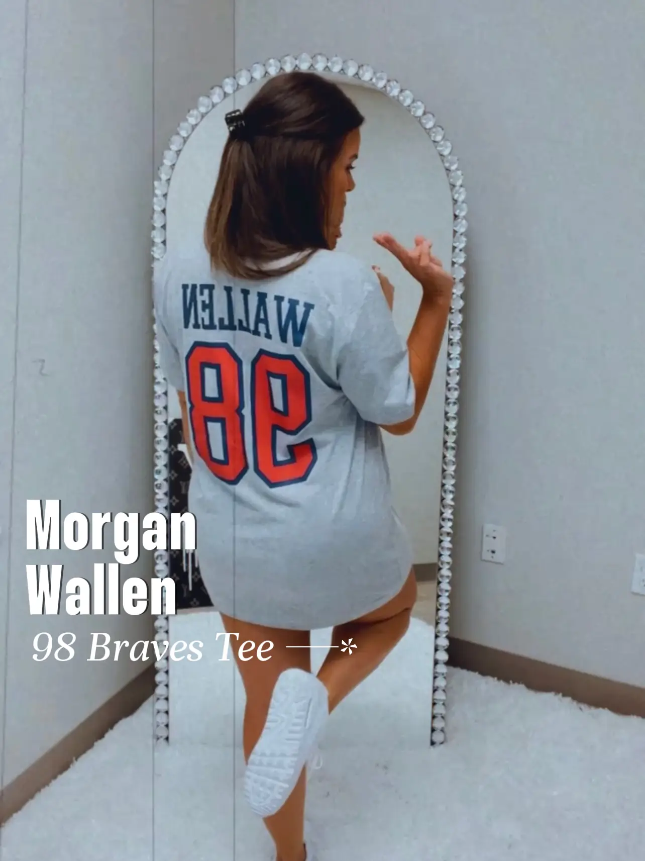 Morgan Wallen Jersey/ 98 Braves Jersey/morgan Wallen Outfit